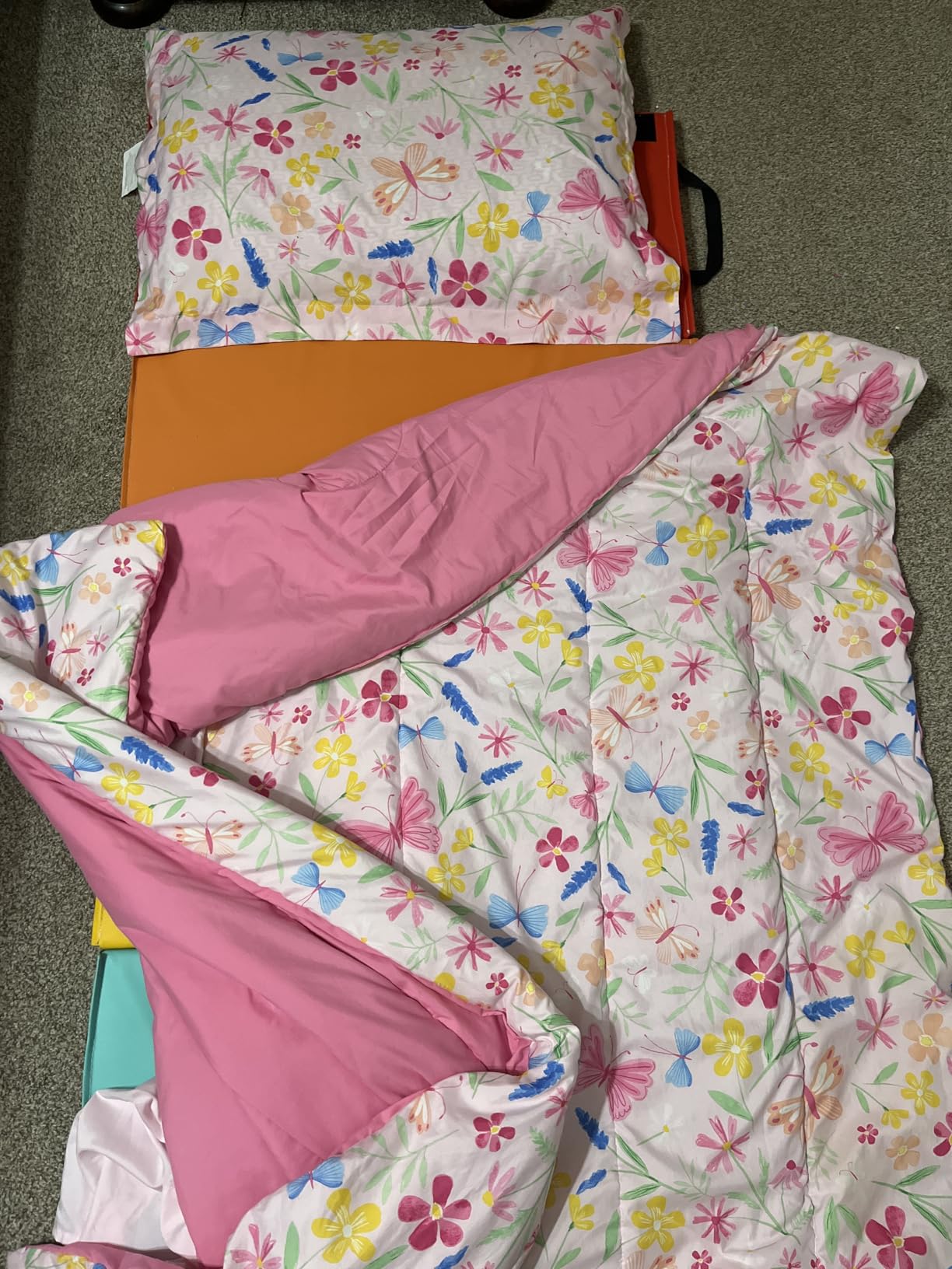 HearthSong Tumbling Mat for Kids, 5-Panel Thick 1.25
