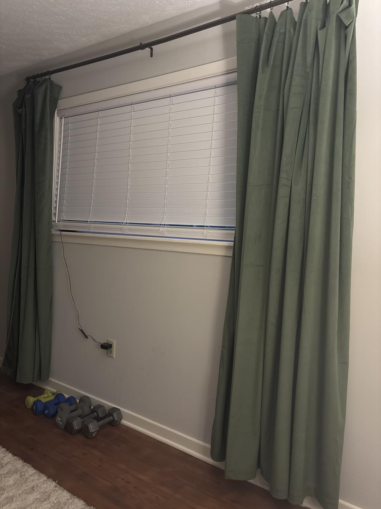 MIULEE Velvet Curtains 84 inches 2 Panels - Luxury Blackout Curtains for Bedroom Living Room Thermal Insulated Super Soft Window Drapes Rod Pocket & Back Tab, Olive Green, W52 x L84 inches customer photo 2