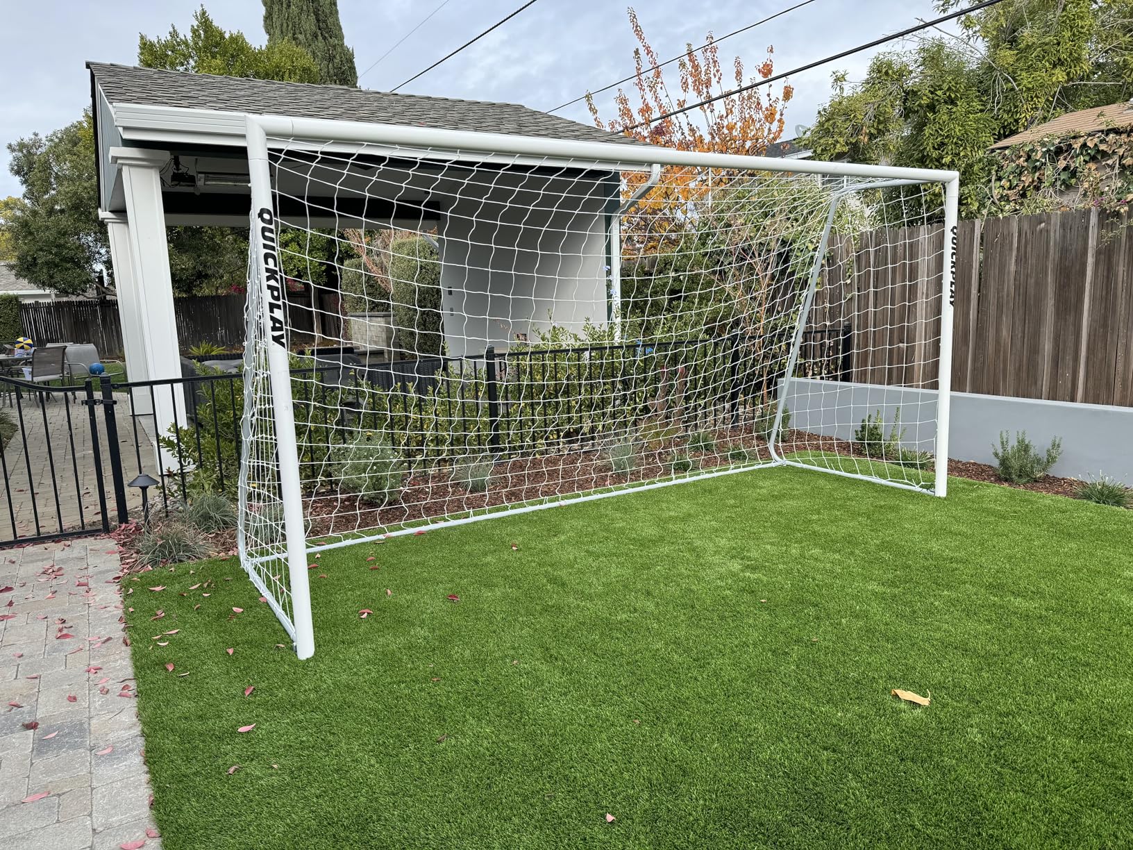 QuickPlay Pro Alu Match60 Portable Aluminum Soccer Goals for Backyard Training - Folding Soccer Goals with 3mm Net for Kids, Teams and Match Play customer photo 1