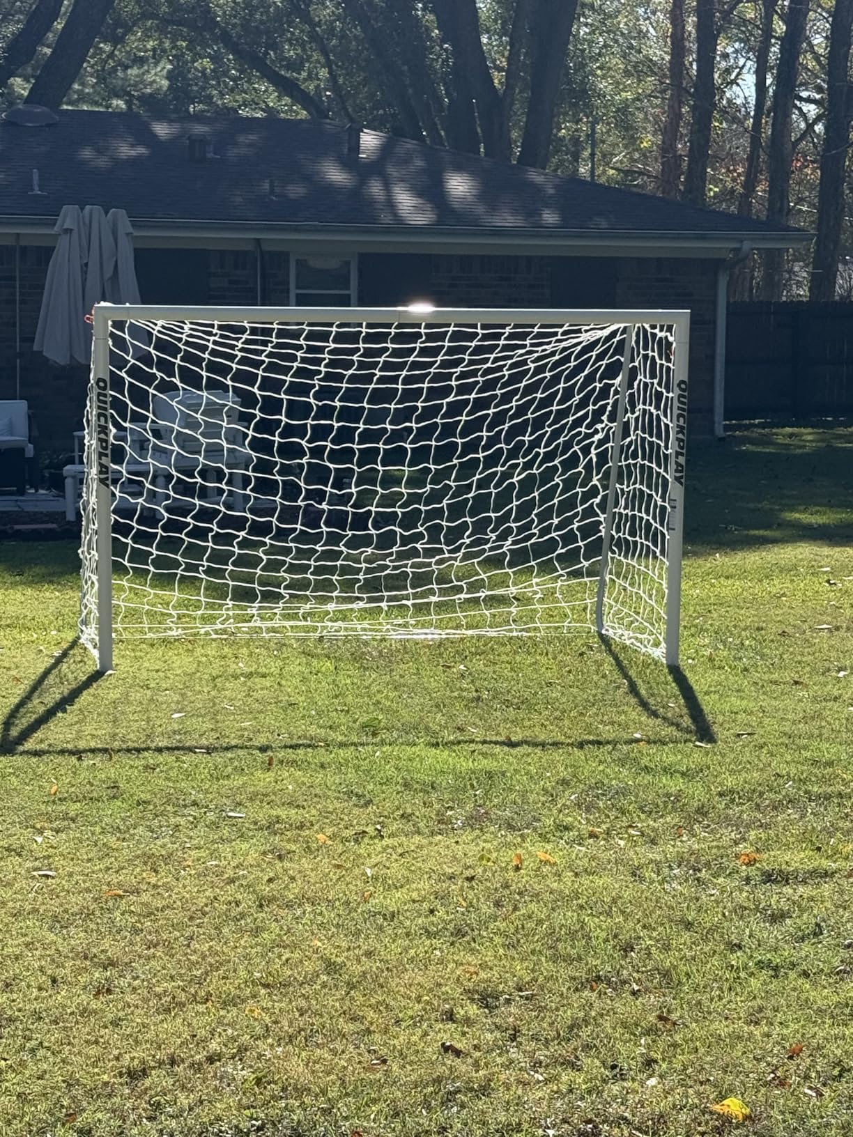 QuickPlay Pro Alu Match60 Portable Aluminum Soccer Goals for Backyard Training - Folding Soccer Goals with 3mm Net for Kids, Teams and Match Play customer photo 2