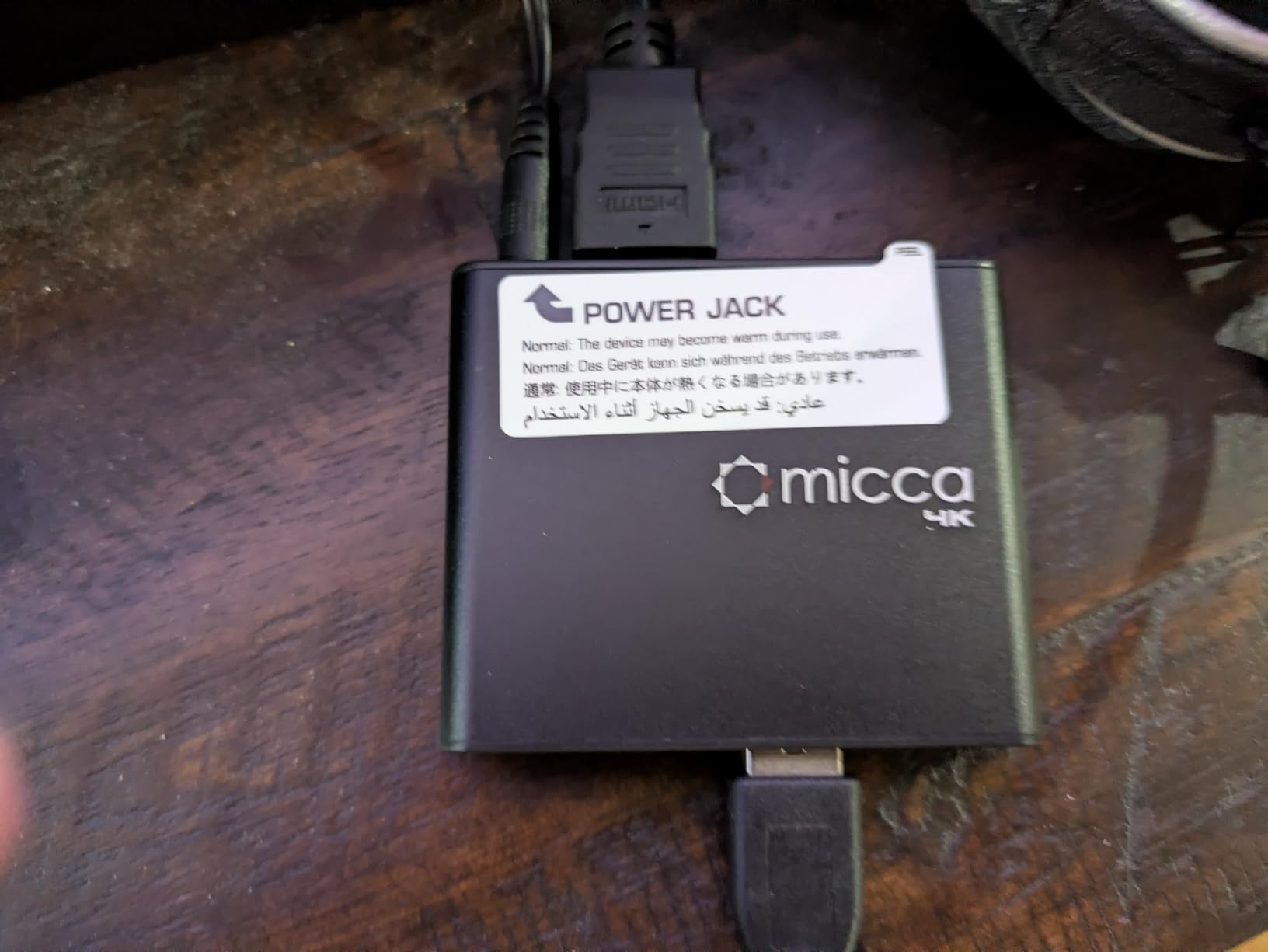 Micca G3 2K Quad-HD Digital Media Player for USB Drives and MicroSD Cards, Digital Signage, H.265/HEVC H.264/AVC MP4 MKV Videos MP3 Music JPG Photos, 4K HDMI, Analog AV, Auto Play and Resume customer photo 1