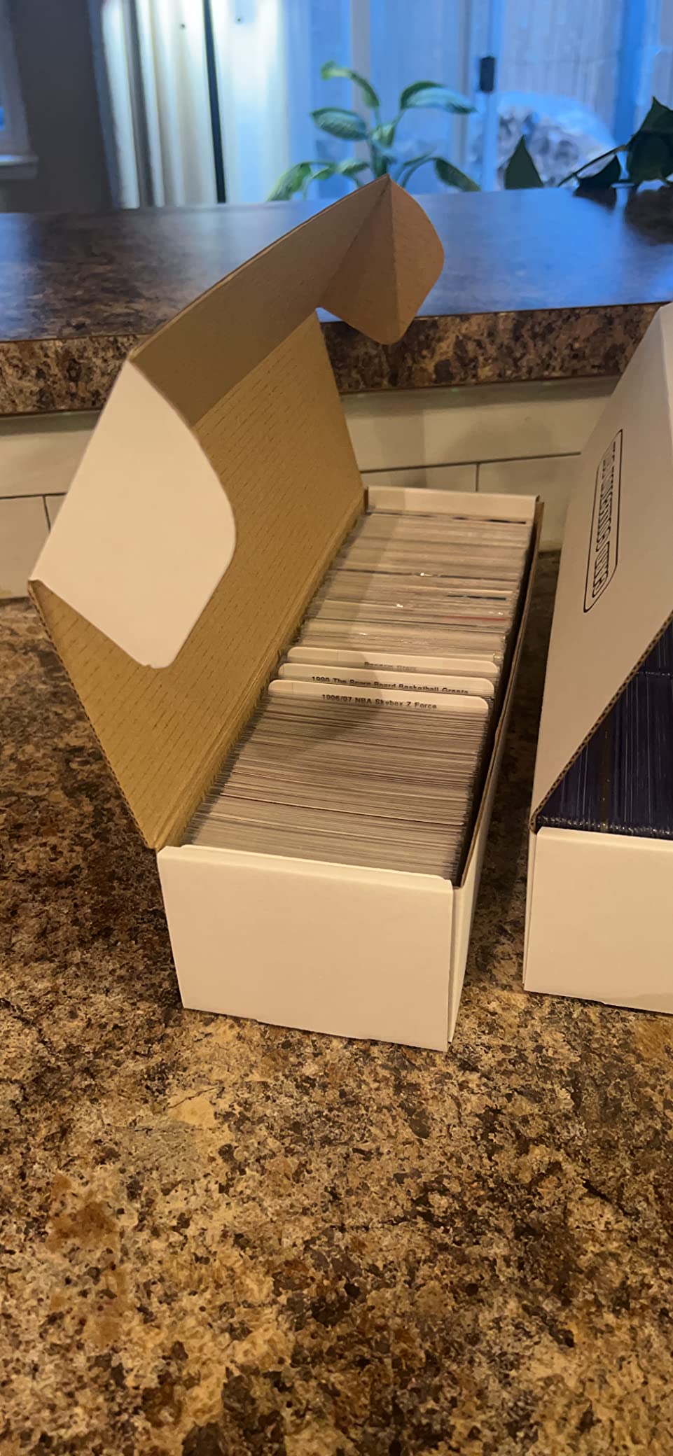 Fageverld Trading Card Storage Box, Mtg Storage Box with Dividers, Cardboard Collector Box for TCG, Baseball Sports Cards, 6 Count customer photo 2