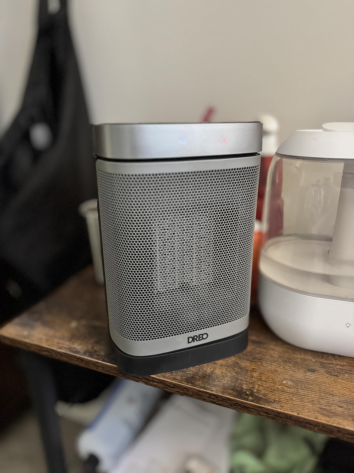 DREO Atom One Space Heater with Remote, 70 Oscillating Electric Heaters with Digital Thermostat, 1500W PTC Ceramic Heater, 12h Timer, Quiet Safety Heating, Portable Heater for Home Office customer photo 1