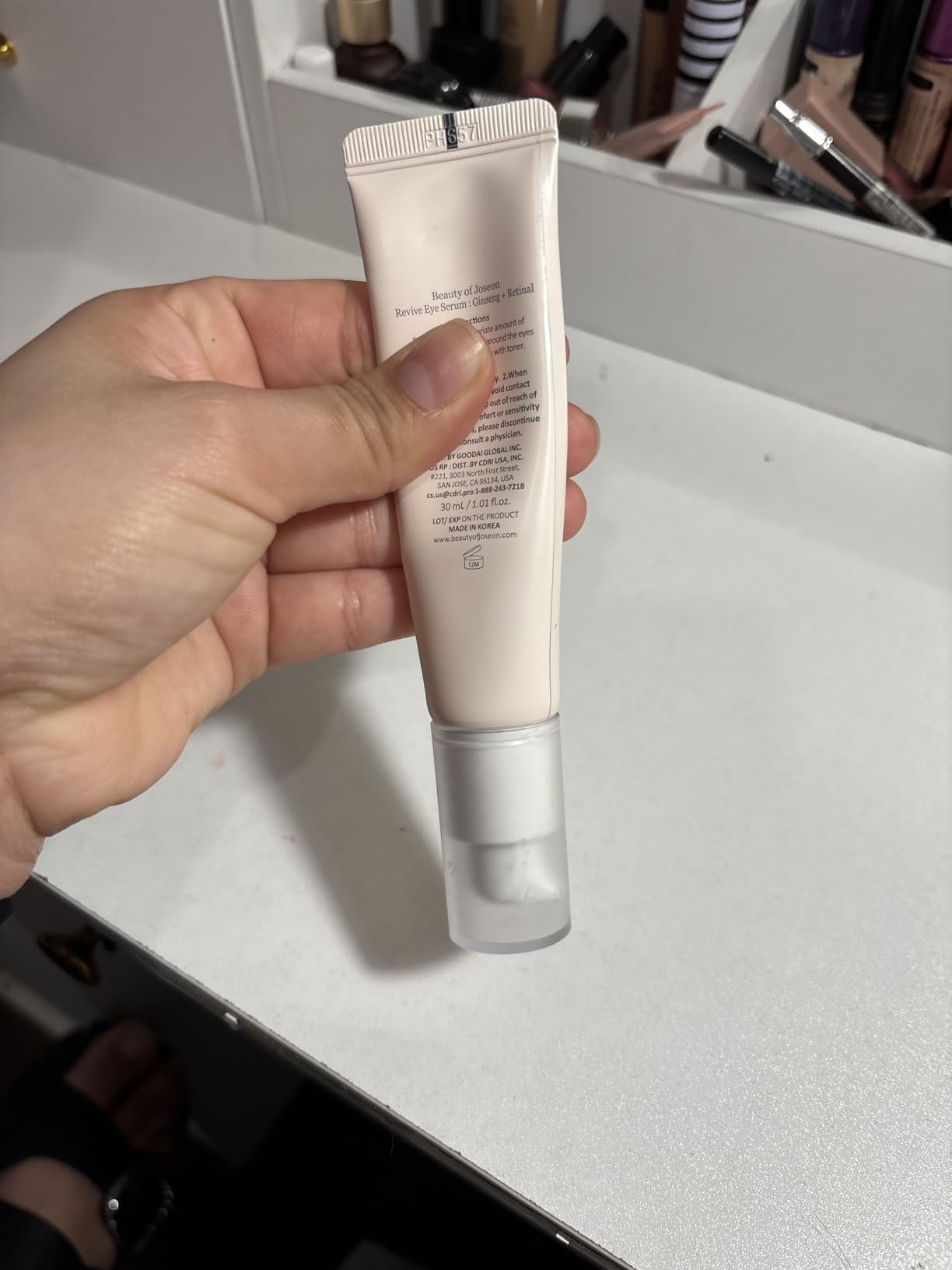 Beauty of Joseon Revive Eye Serum with Retinal Niacinamide Correction for Puffy Eye Bags Fine Lines Dark Circles Wrinkles, Korean Skin Care 30ml, 1.01 fl.oz customer photo 1