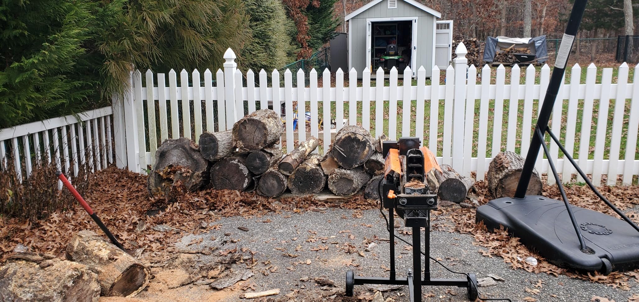 WEN Electric Log Splitter, 6.5-Ton Capacity with Portable Stand (56208) customer photo 4