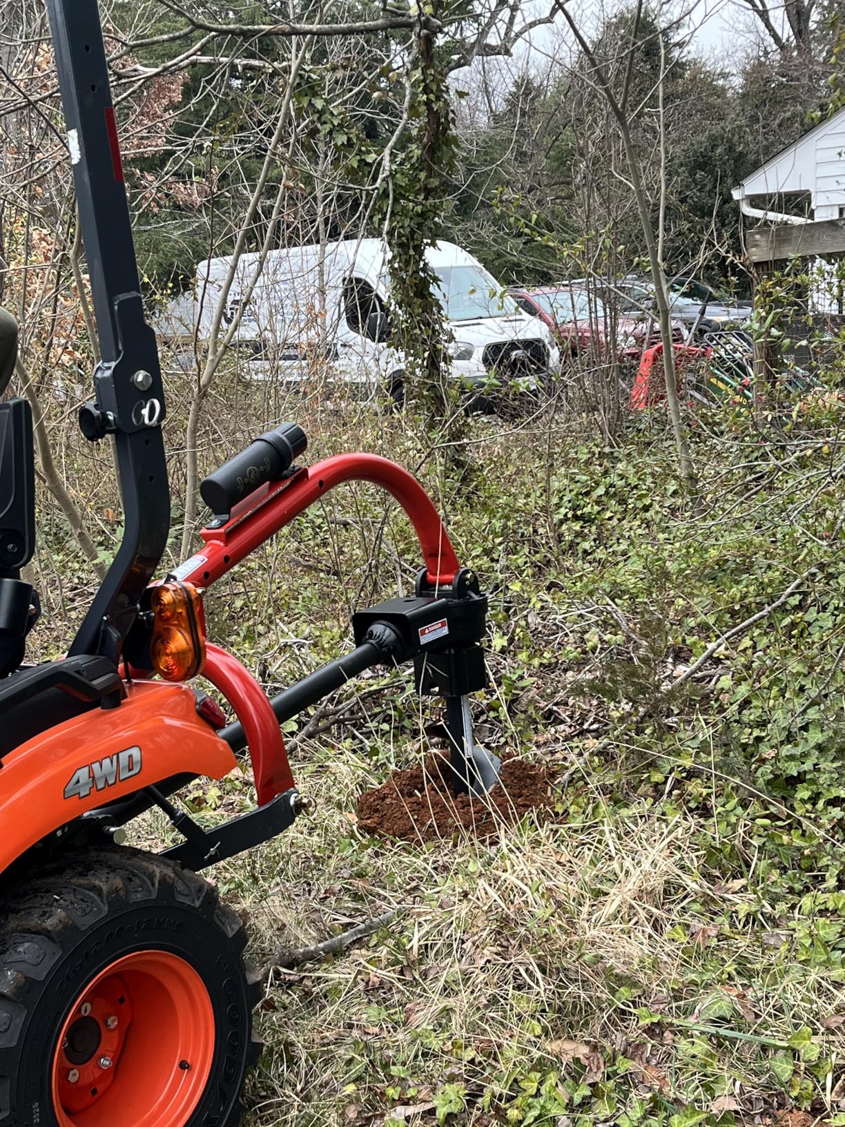 Tool Tuff Model 400 3-Point Tractor Post Hole Digger with 6