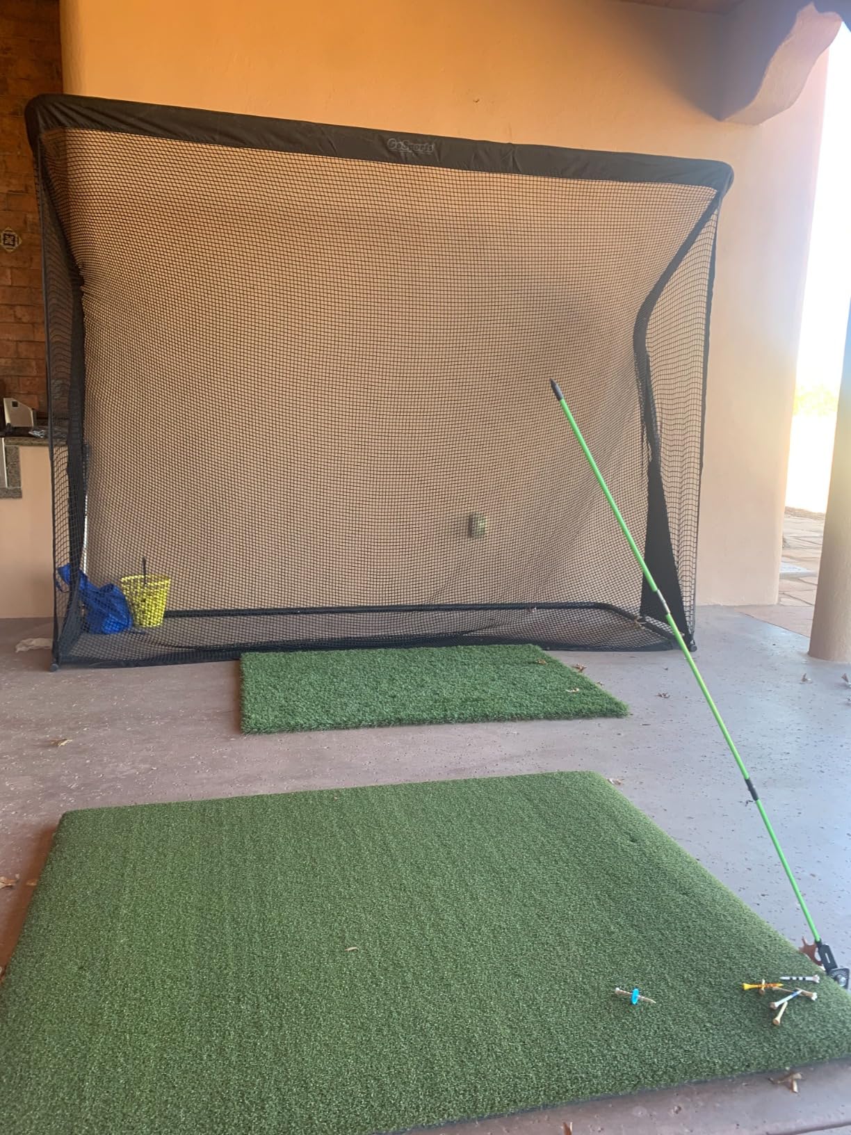 Elite Golf Practice Hitting Net with Steel Frame - Indoor and Outdoor Use - Portable Golf Net - Durable Netting - 7' or 10' Size customer photo 2