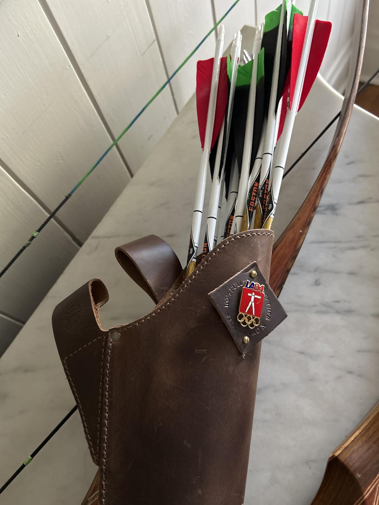 Leather Hip Quiver for Arrows, Hunting Quiver Arrow Holder, Archery Quivers Holder, Best Compound Bow Arrow Quiver for Recurve Bow, Back Quiver, Design for Archery Crossbow Quiver customer photo 2