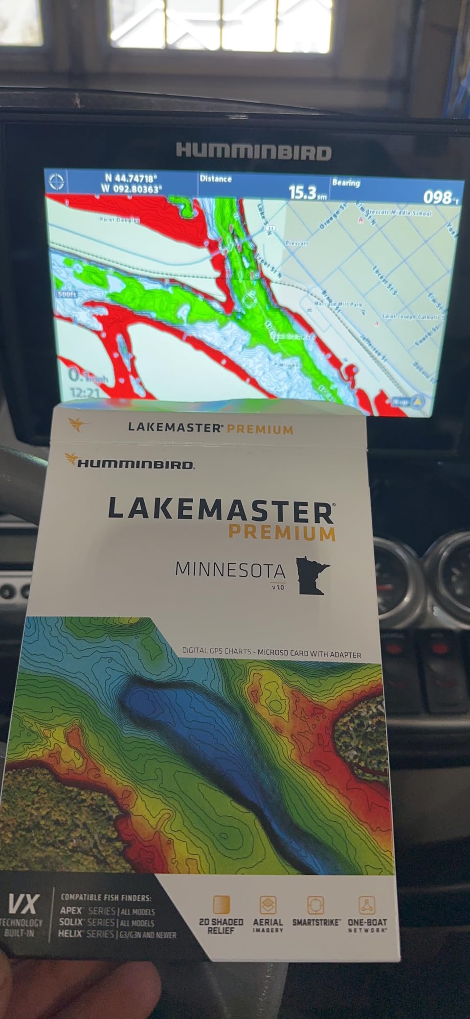 Humminbird LakeMaster Premium Great Lakes V1 Map SD Card for Fish Finders customer photo 1