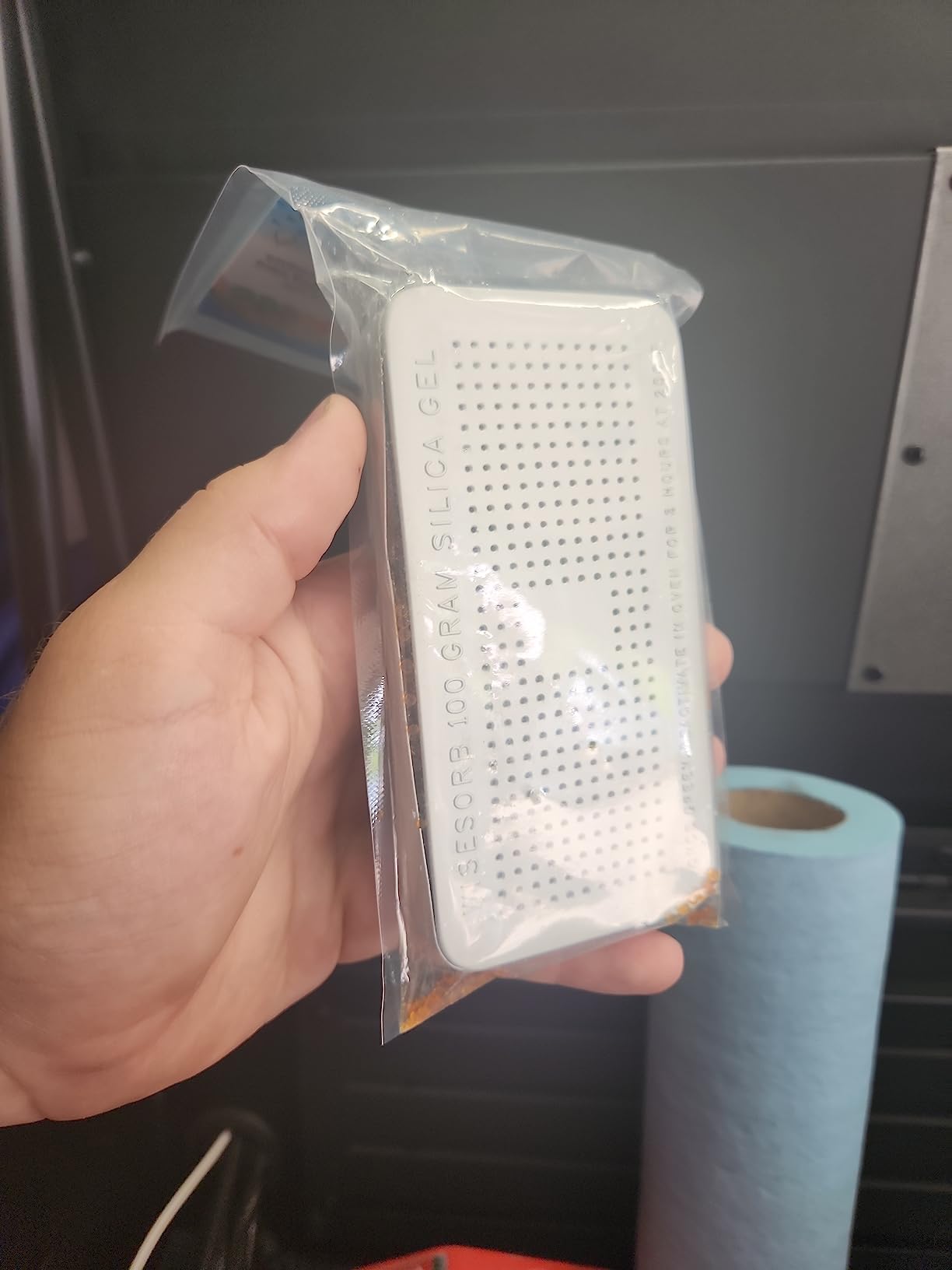 Wisesorb 200 Gram Gun Safe Dehumidifier, Reusable Silica Gel Dehumidifier, Indicating Silica Gel Desiccant Canister (Orange to Green) customer photo 2