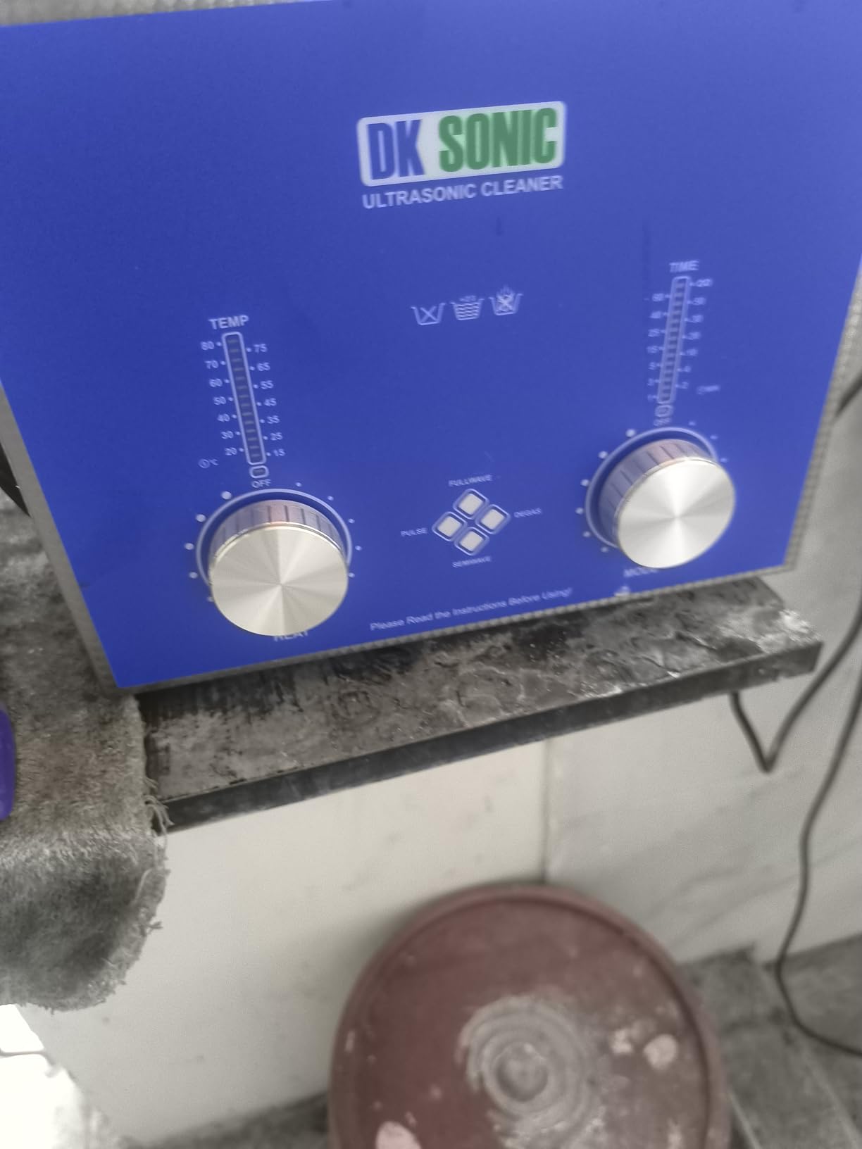 DK SONIC Industrial Ultrasonic Cleaner 22L, 480W Commercial Sonic Cleaner with Encoded Timer, Heater & Basket, Multiple Functions for Carburetors, Motorcycle Engines, Chains customer photo 1