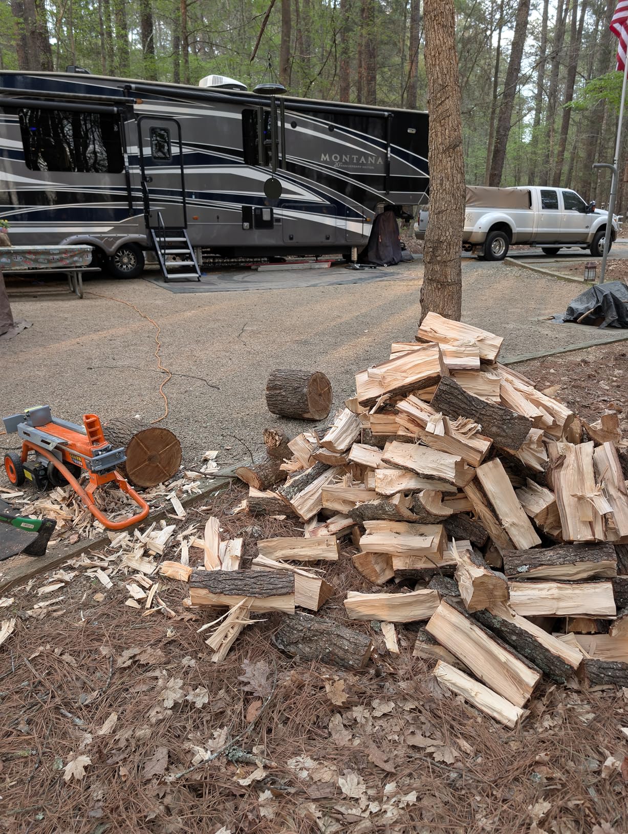 YARDMAX YS0650 6.5 Ton Electric Log Splitter customer photo 5