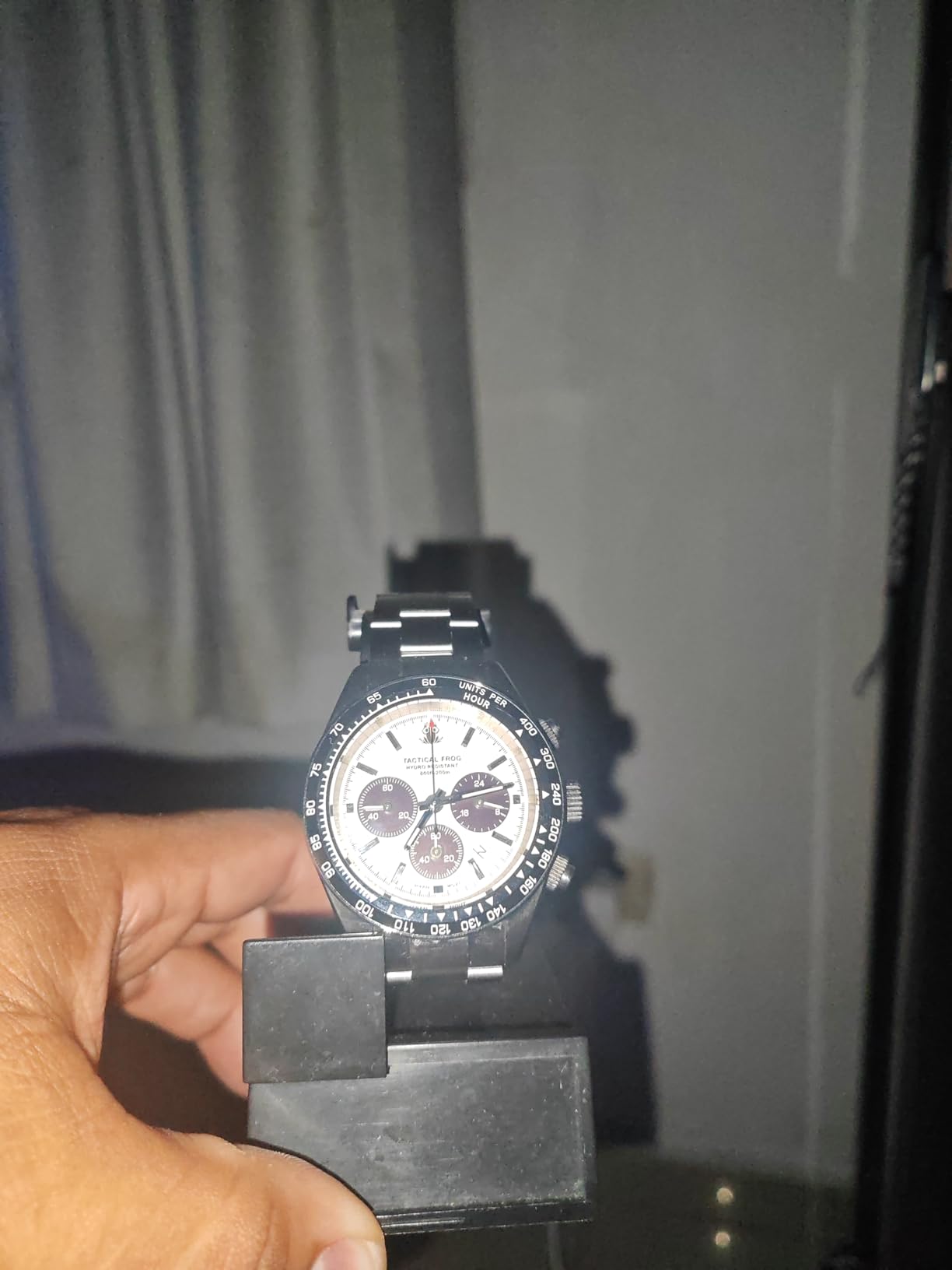 Watch for Men 41mm Panda Chronograph VS75A Solar Quartz Movement Watches Sapphire C3 Luminous 200M Waterproof customer photo 2