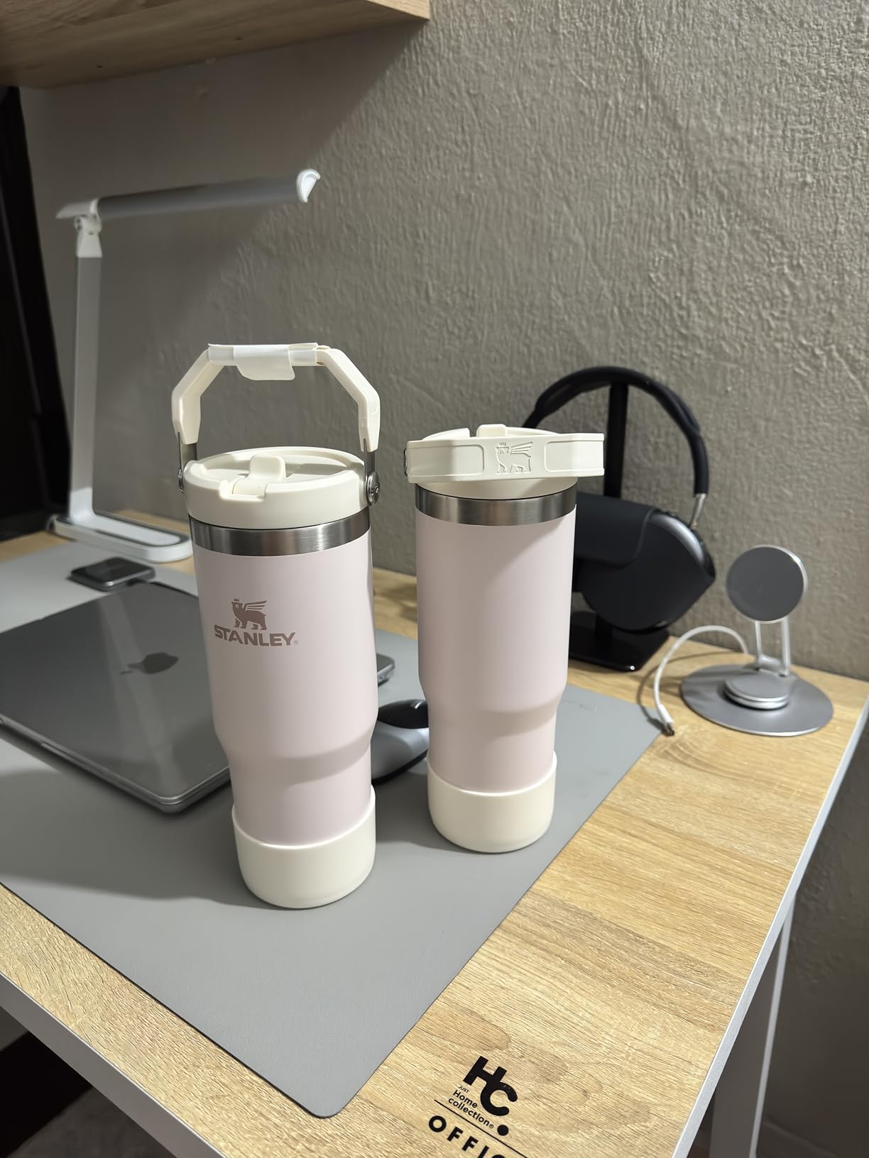 STANLEY IceFlow Flip Straw Tumbler with Handle 30 oz | Twist On Lid and Flip Up Straw | Leak Resistant Water Bottle | Insulated Stainless Steel |BPA-Free | Rose Quartz customer photo 1