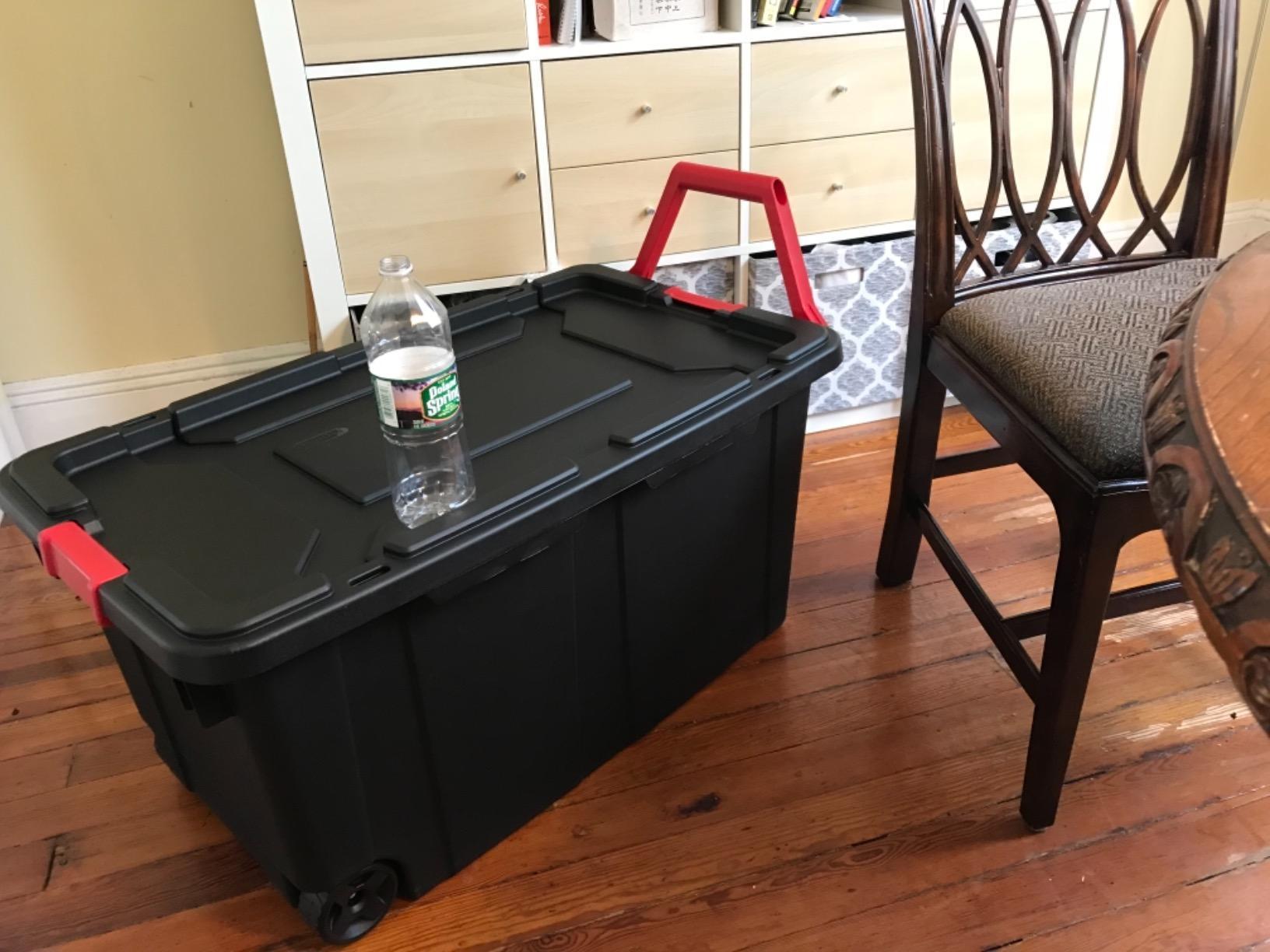Sterilite Tote IND Wheeled Black 40GA 14699002 customer photo 2