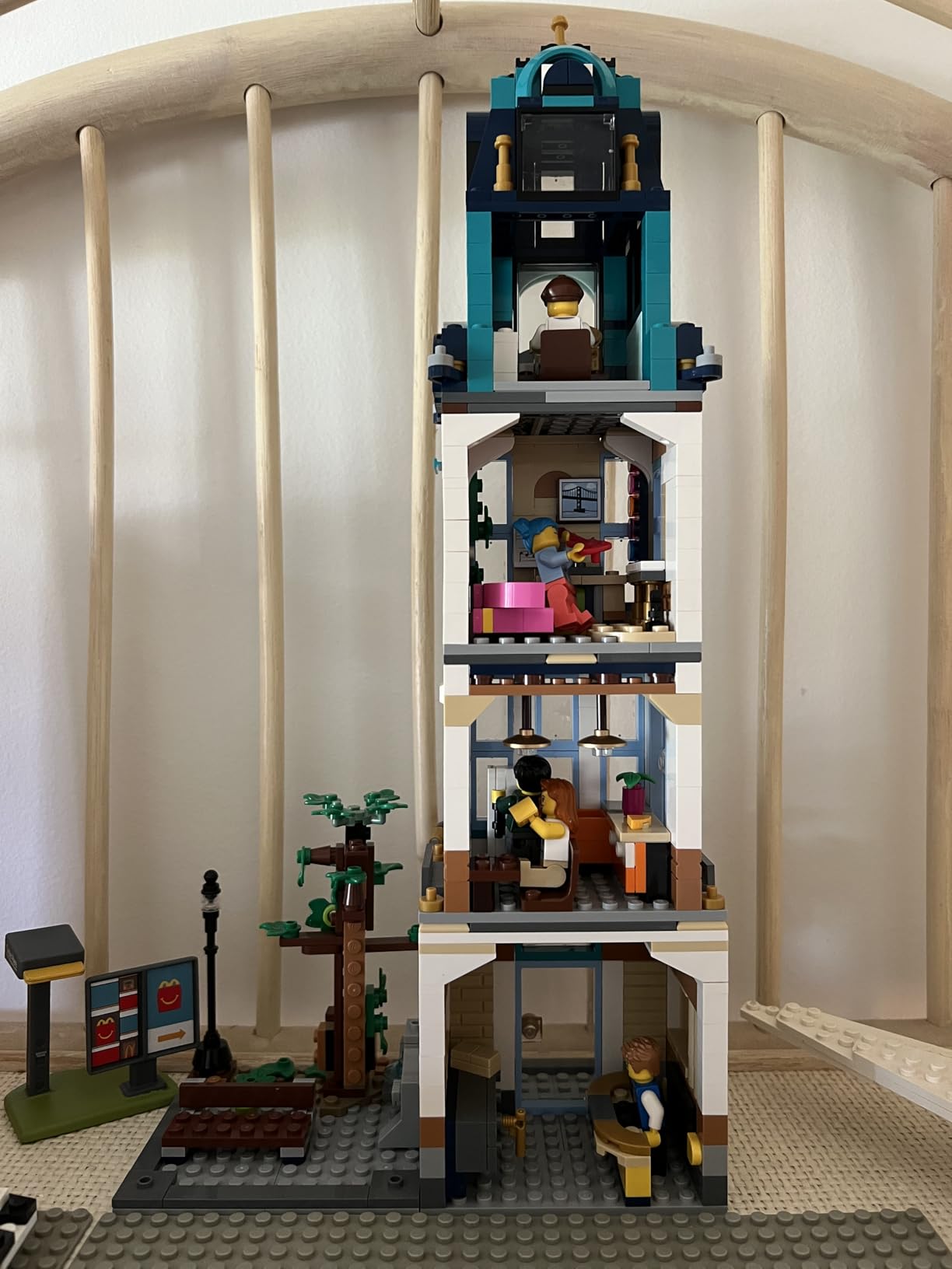 LEGO Creator 3-in-1 Main Street Building Toy Set (31141) - Features a Toy City Art Deco Building, Market Street Hotel, Cafe Music Store and 6 Minifigures, Endless Play Possibilities customer photo 2