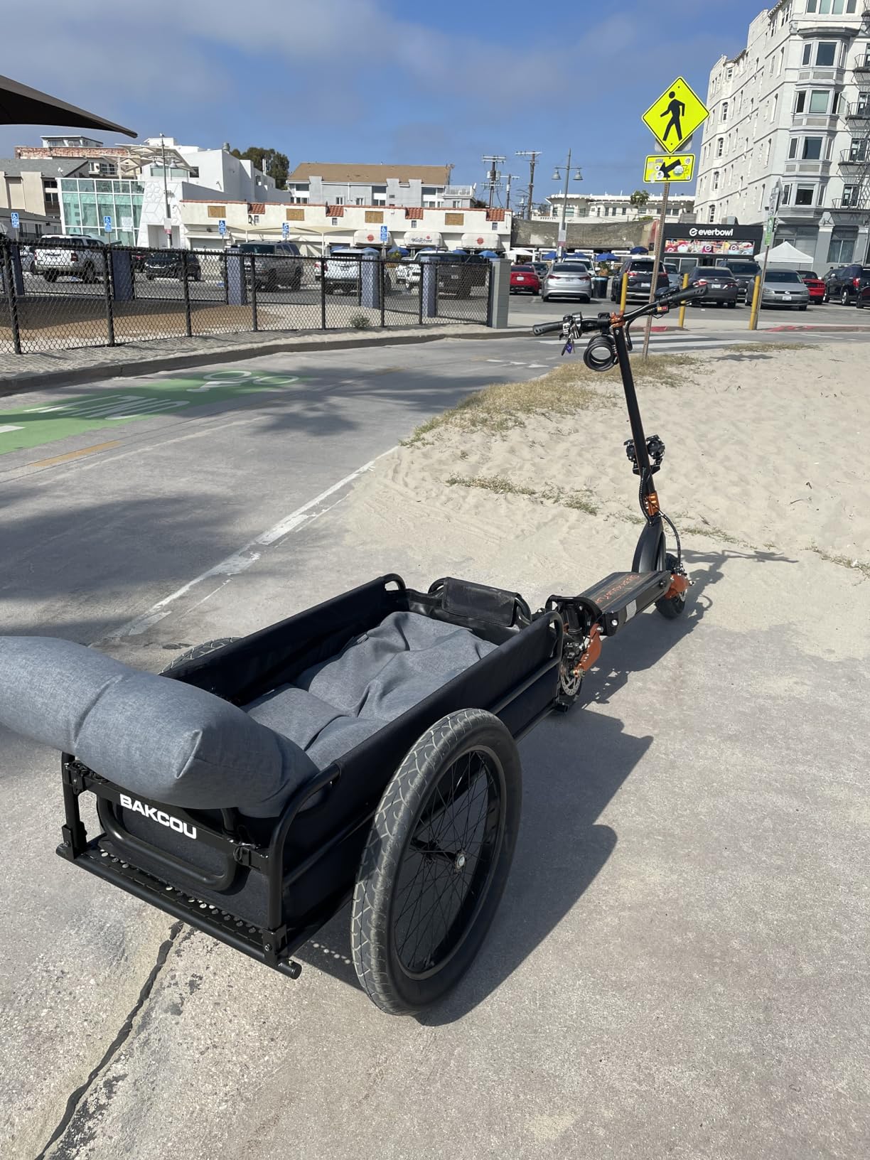 Bakcou Folding Cargo eBike Trailer with 20