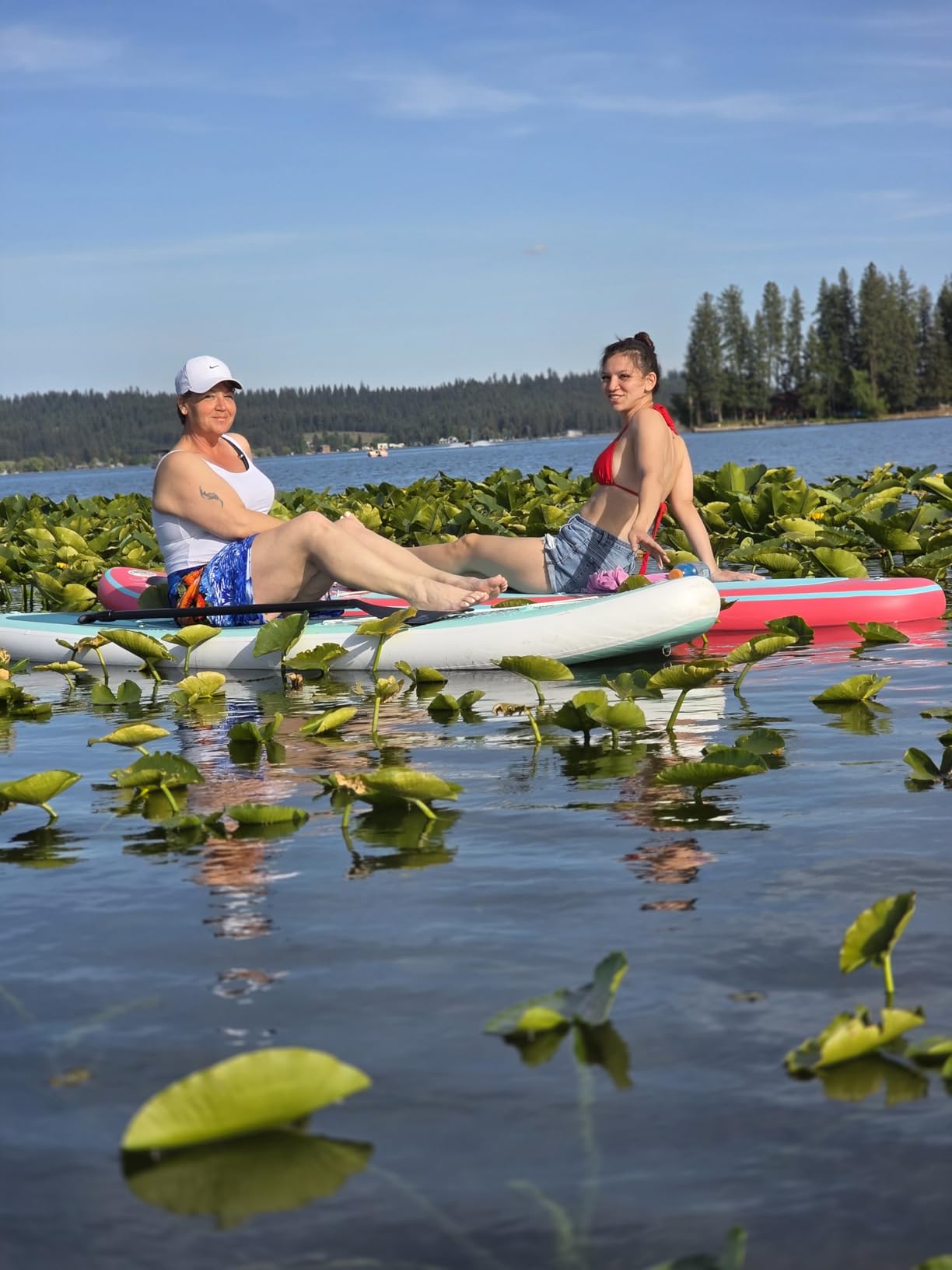 FEATH-R-LITE Inflatable Ultra-Light 11'/10'6'' Stand Up Paddle Board for All Skill Levels with Premium SUP Paddleboard Accessories, Non-Slip Comfort Deck for Youth & Adults customer photo 1