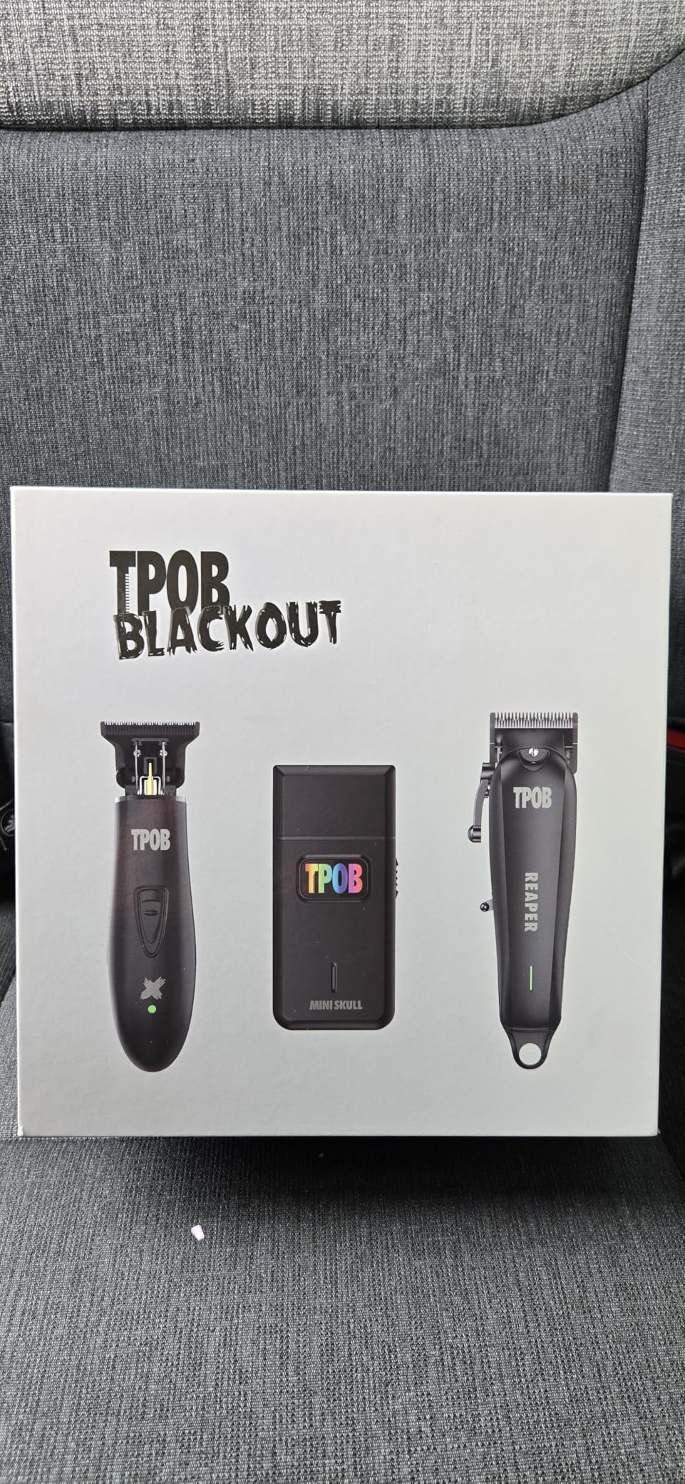TPOB Slime 2 Black Clipper Trimmer Shaver Set Barber Hair Clippers for Men 6800 RPM with Rubber Case customer photo 2