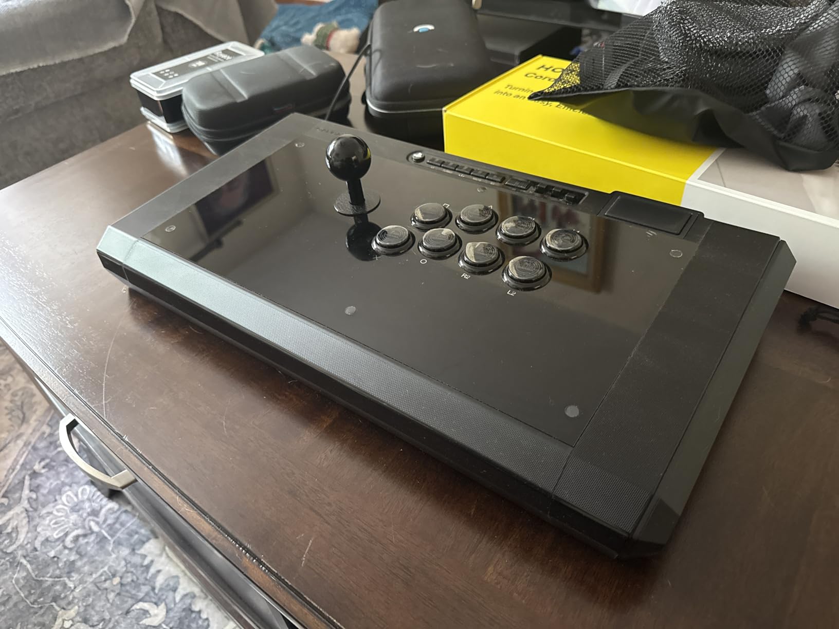 Qanba Q7 Obsidian 2 Wired Joystick for PlayStation 5/4 and PC (Fighting Stick) Officially Licensed Sony Product customer photo 1