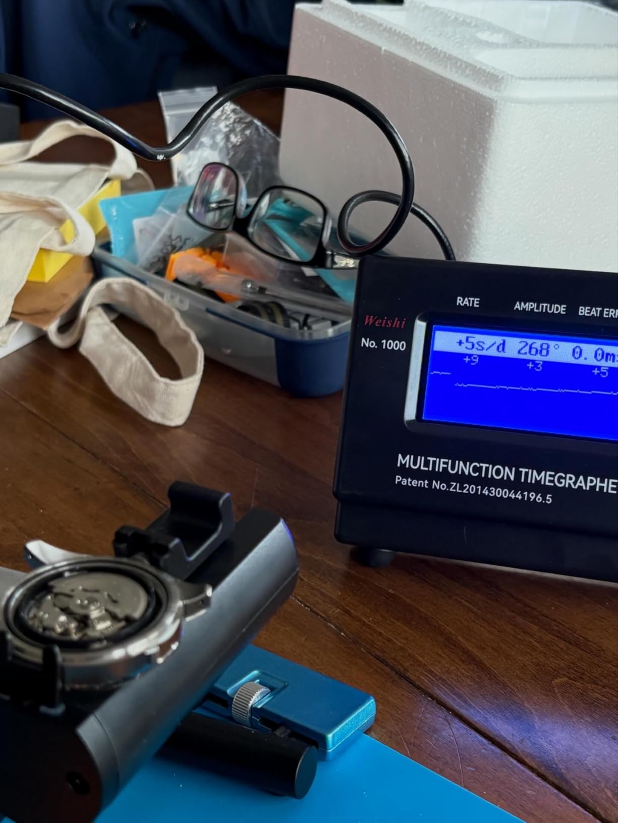 Watch Tester Timegrapher No.1000, Watch Timing Machine Calibration for Mechanical Watches customer photo 1