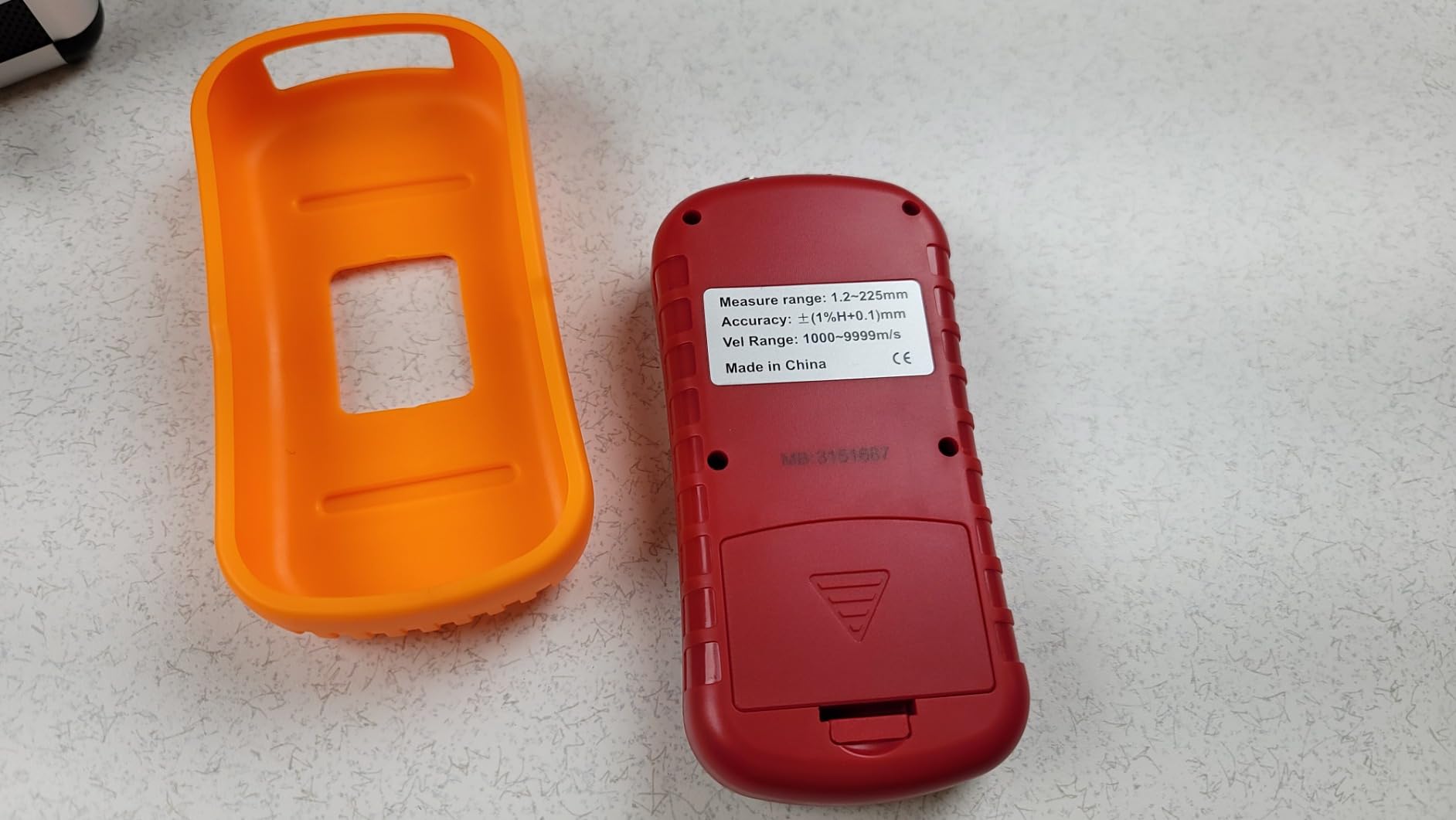GM100 Digital Ultrasonic Thickness Gauge Meter, Range 0.047 to 8.85in, for Measuring Metal and Nonmetal Aluminum, Zinc, Silver, Gold, Tin, Iron, Steel, Copper, PVC, Glass, Zirconium, Nylon customer photo 1