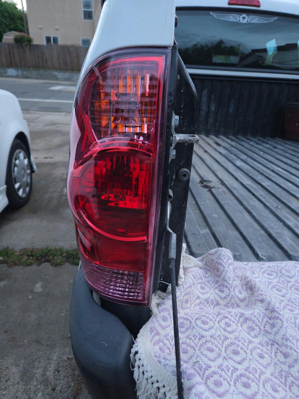 Tail Light Assembly Compatible With 2005-2015 Tacoma Pickup Driver and Passenger Side LED Taillights Brake Signal Assembly with Bulb and Harness (Black Housing Style) customer photo 2