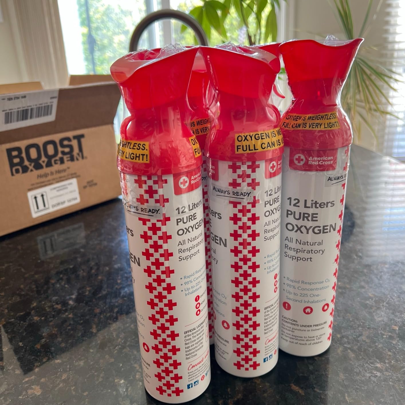 Boost Oxygen Extra-Large Rapid Response 12L Canister | Respiratory Support for Aerobic Recovery, Altitude, Performance & Health (2 Pack) customer photo 1
