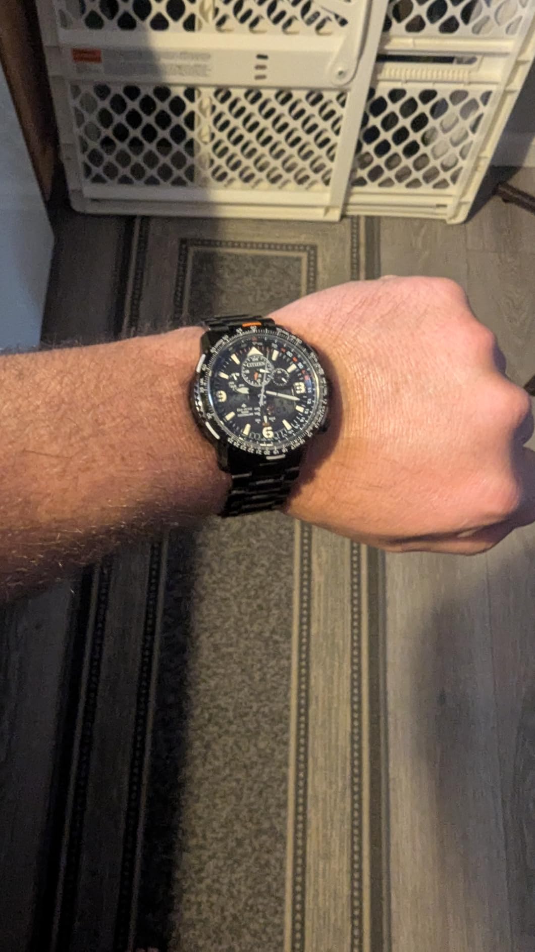 Citizen Men's Promaster Air Skyhawk Eco-Drive Pilot Watch, Atomic Timekeeping customer photo 2