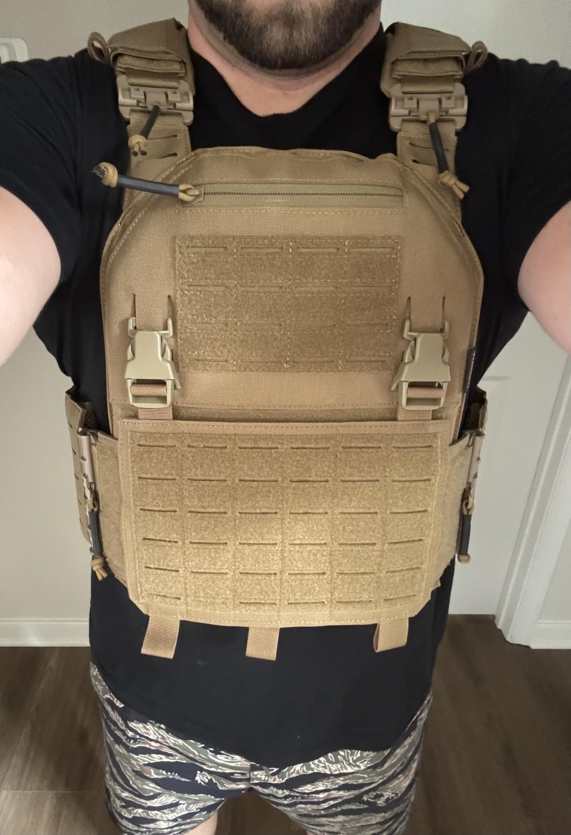 Tactical Molle Vest Laser Cutting Modular Lightweight Quick Release Adjustable Vests customer photo 1