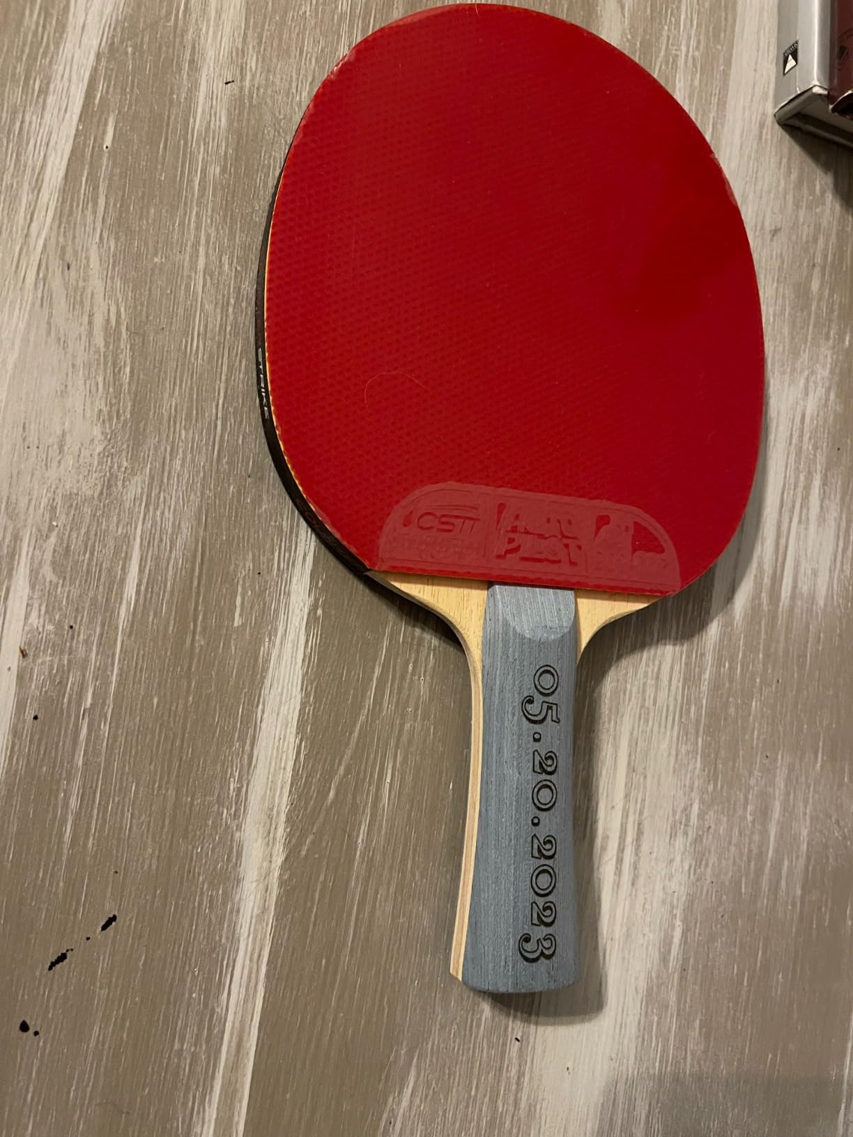 Professional Custom Ping Pong Paddle | Dominate with Our Olympic & Tournament Legal 5-Ply Paddle | Custom Message, Font, & Color | Personalized Ping Pong Paddle | Custom Table Tennis Racket customer photo 1