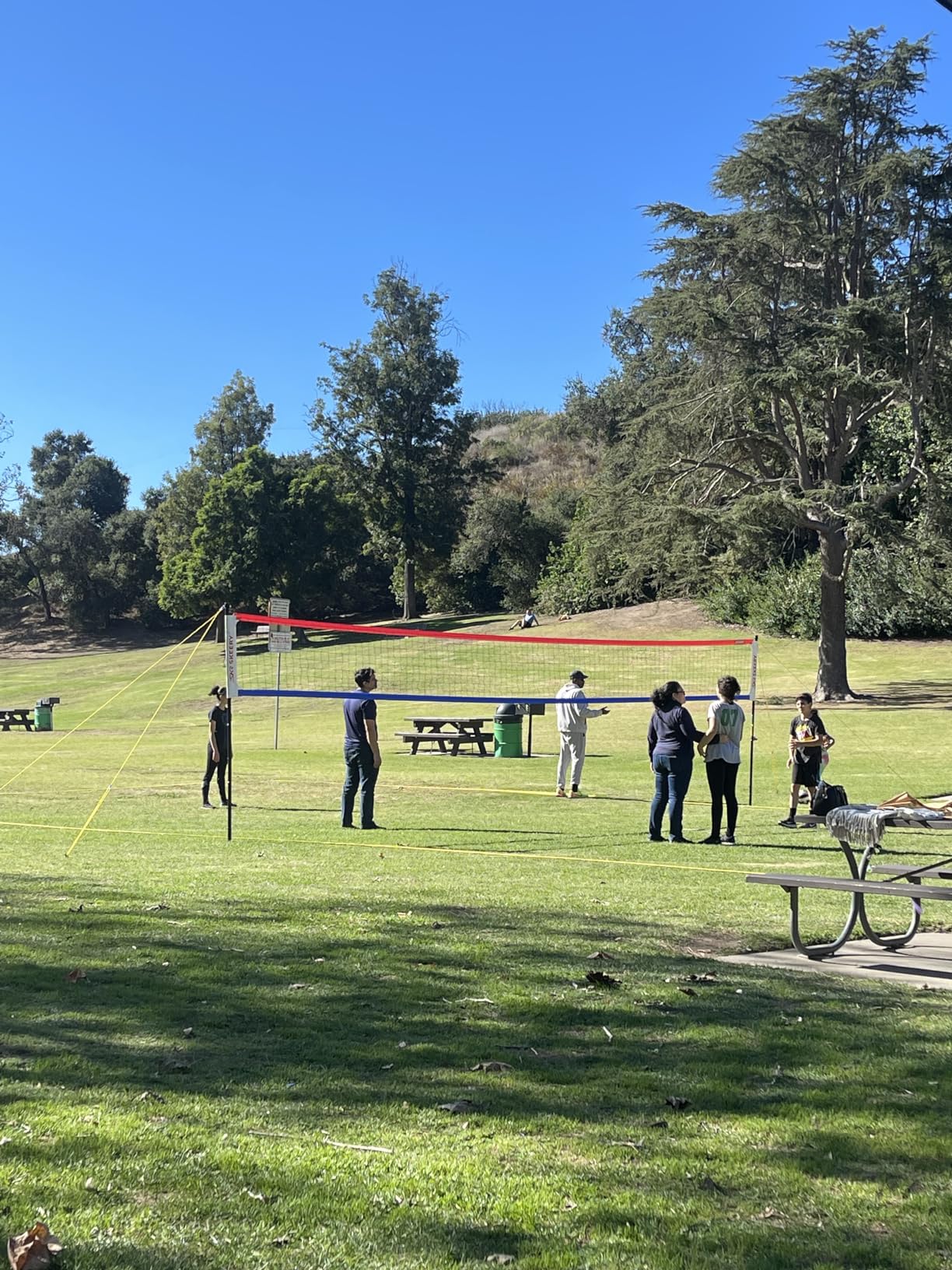 SKEERY Outdoor Heavy Duty Volleyball Net Set, Anti-Sag Design, Adjustable Aluminum Poles, Portable Volleyball Net for Backyard, Grass and Beach customer photo 1