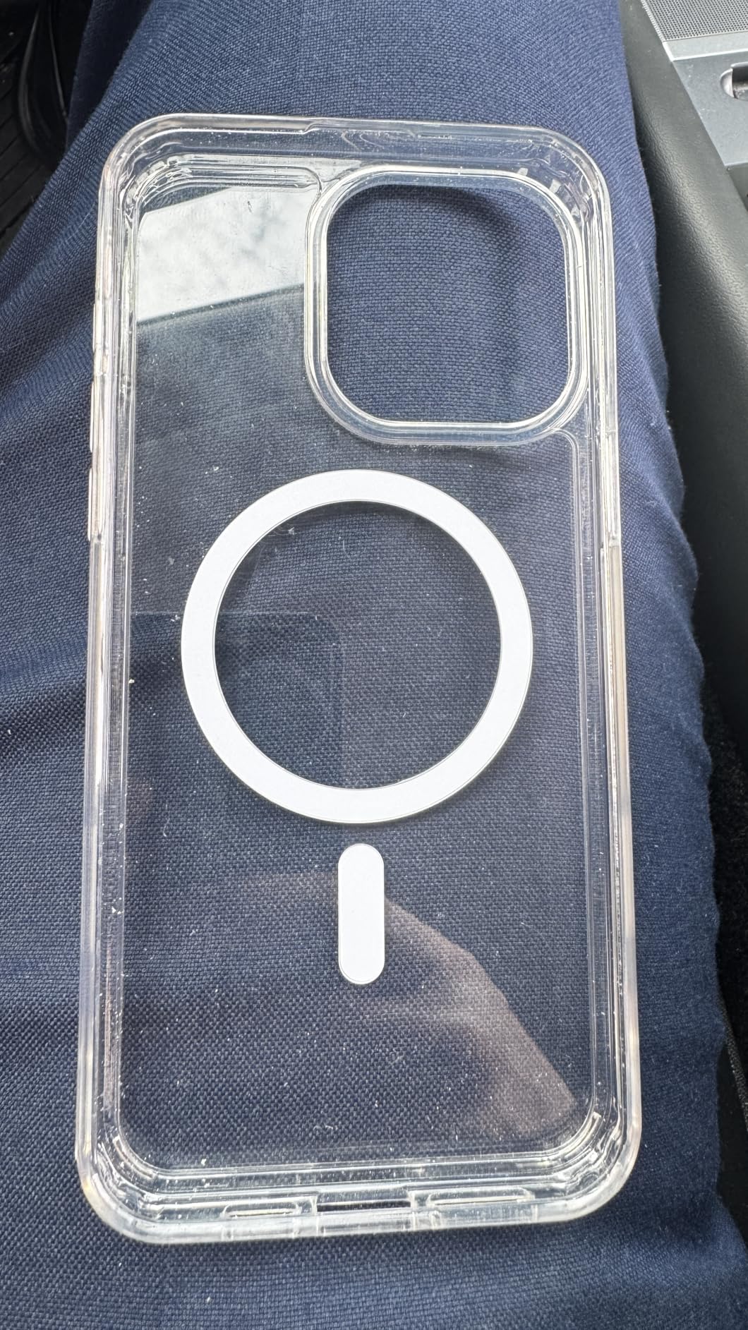 FNTCASE for iPhone 15 Case Clear: iPhone 14/13 Case Magnetic Phone Cases with Screen Protector Compatible with Magsafe Slim Anti Yellowing Rugged Protective Transparent Cell Cover customer photo 2