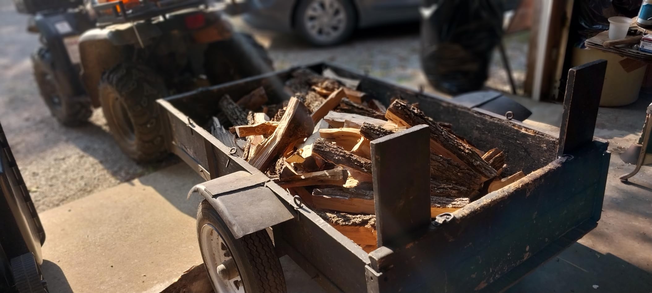 PROYAMA Log Splitter 6.5 Ton, Wood Splitter Electric Powered 15Amp, with Hydraulic Ram, Electric Firewood Splitting Machine, Horizontal customer photo 5