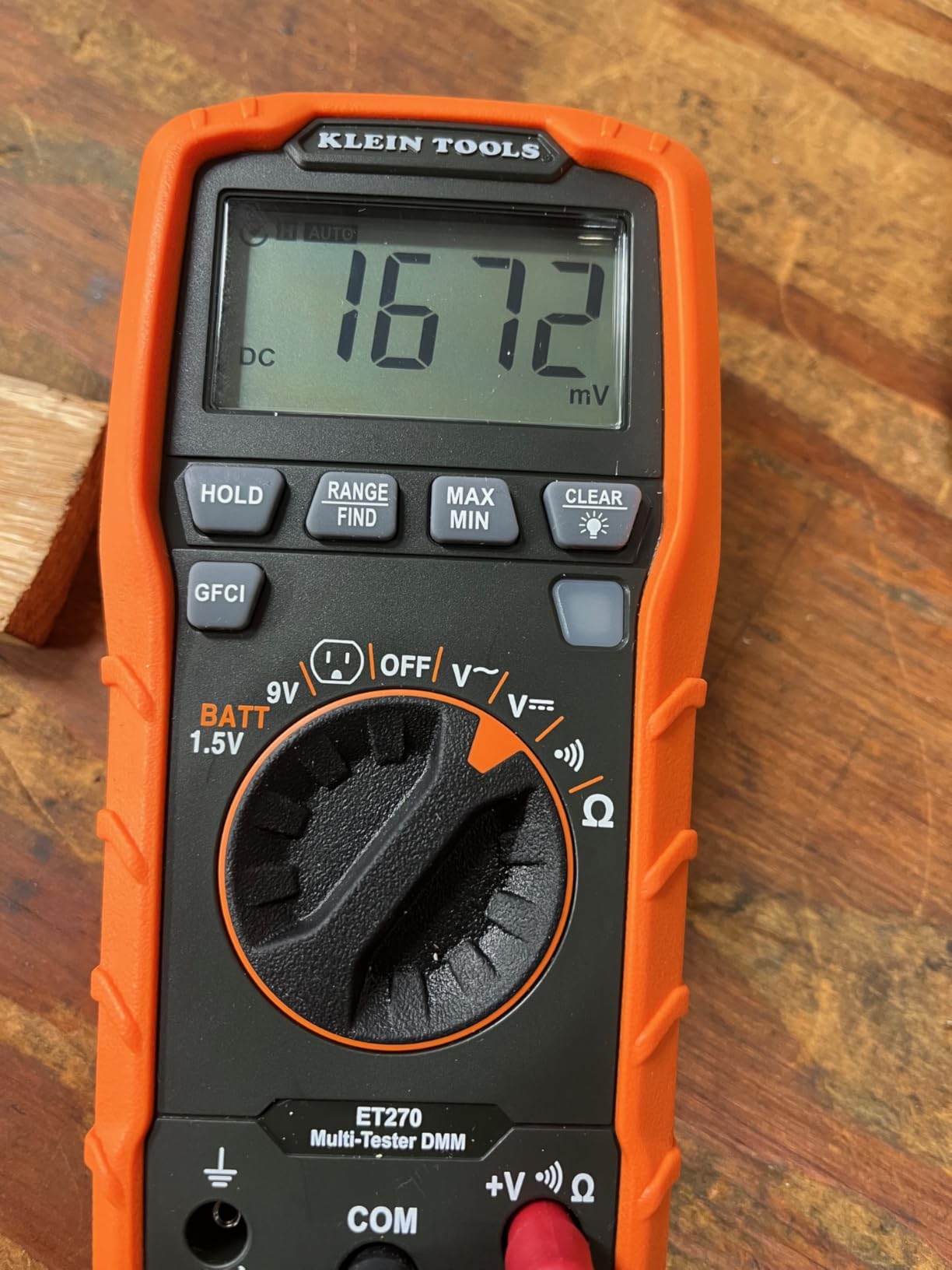 Klein Tools ET270 Auto-Ranging Digital Multi-Tester, AC/DC, Resistance, Continuity, GFCI Receptacle Tester with Test Leads and Receptacle Cord customer photo 1