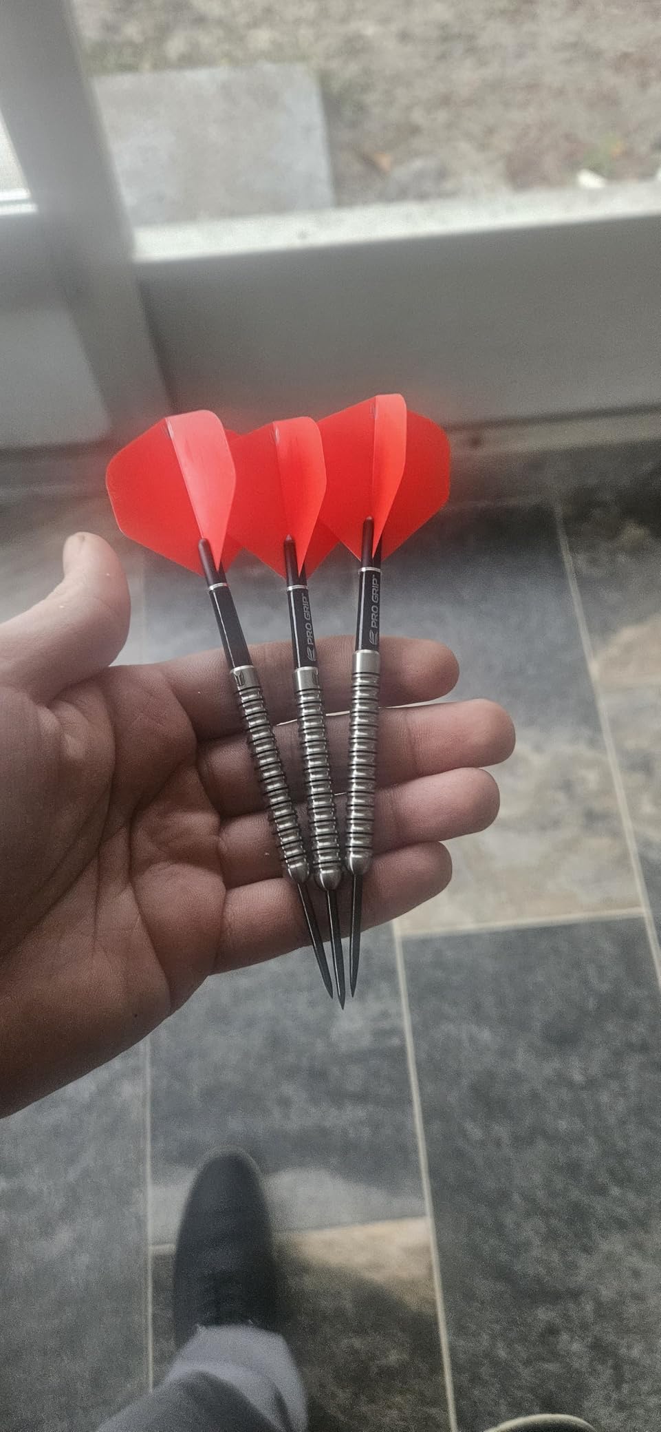 Target Darts Artemis Tungsten Steel Tip Dart Set, 21G/22G/23G/24G/25G/26G | Artemis Original | Artemis K-Flex Integrated Flight & Shaft | Professional Accessories Dart Kit, Dart Wallet Included customer photo 1