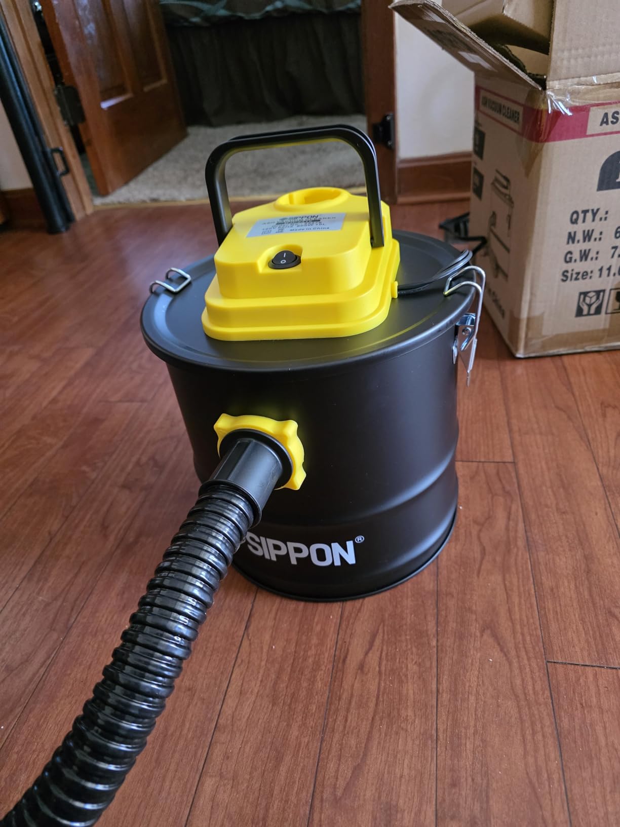Ash Vacuum Cleaner, Pellet Stove Vacuum Cleaner with Blower Function, 1000W Powerful Suction 4 Gallon All-in-One Ash Vacuum for Fireplaces, Pellet Stoves customer photo 2