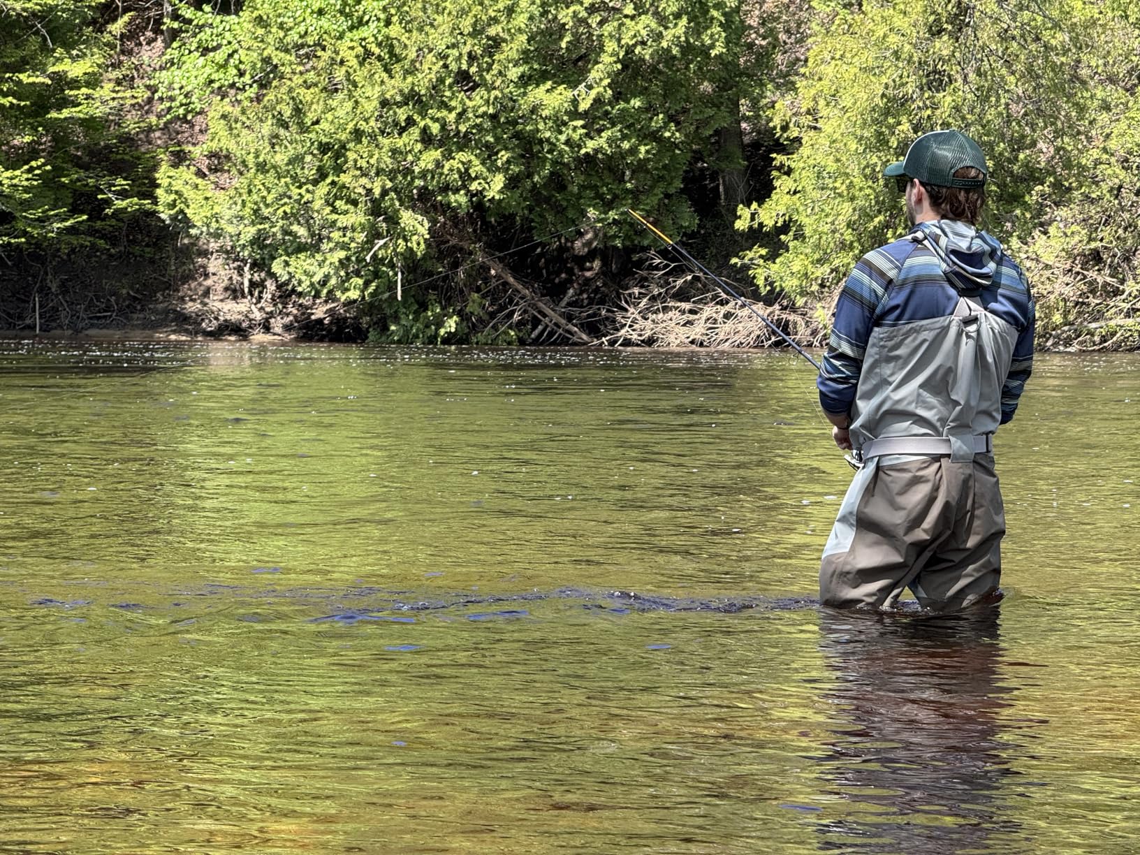Trudave Fishing Waders, Waterproof Chest Waders for Men & Women, Lightweight Insulated Stockingfoot Waders Breathable Fly Fishing Waders for Fishing Hunting customer photo 1
