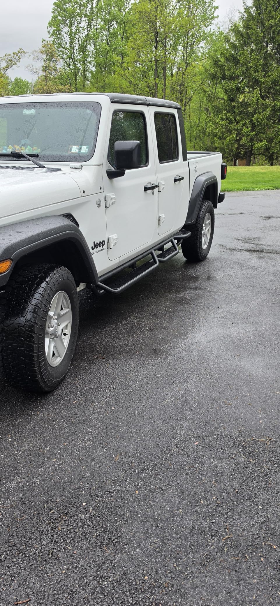 SMANOW Wheel to Wheel Running Boards Compatible with 2020-2026 Jeep Gladiator Jt 4 Door, Bed Access Nerf Bars, Side Steps Made with Carbon Steel, Drop-Down Steps. customer photo 2