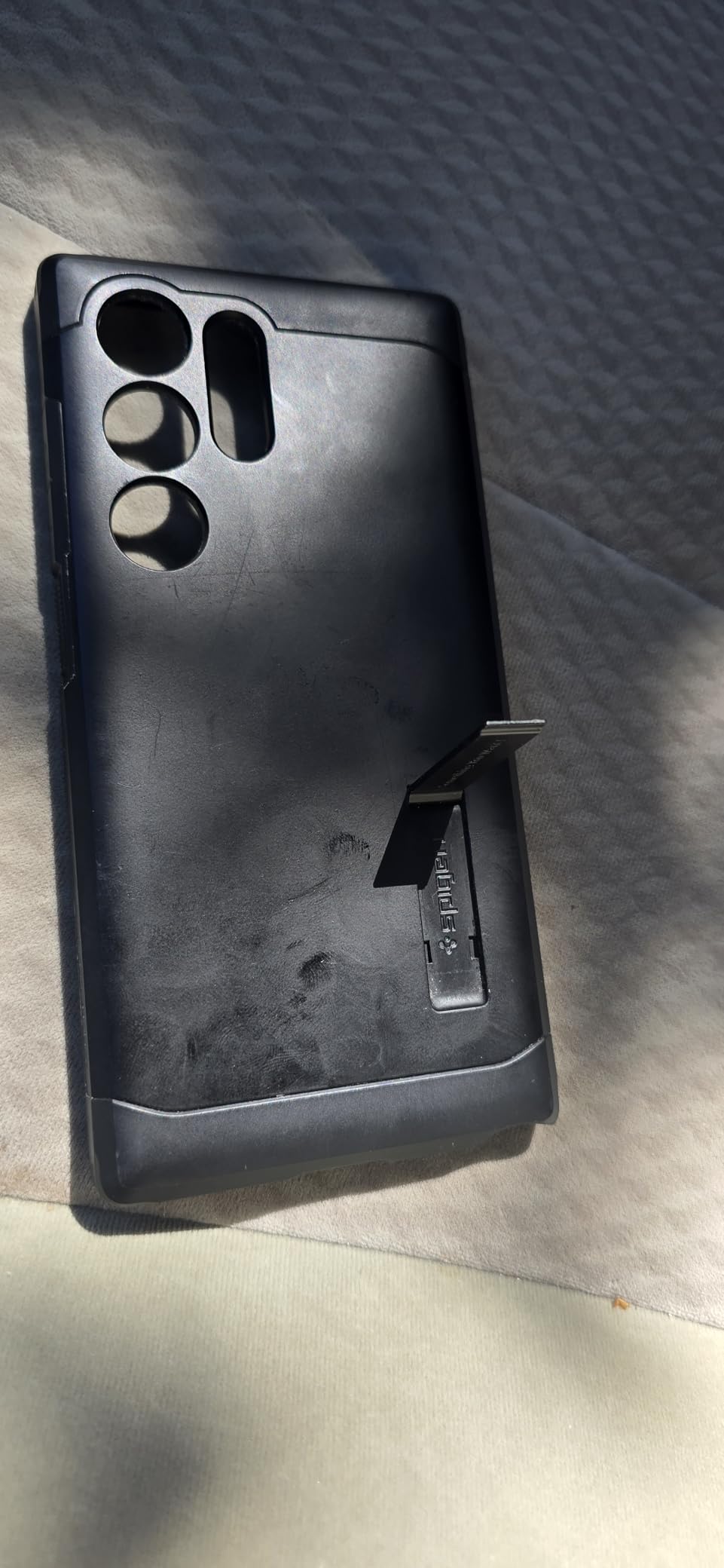 Spigen Tough Armor Designed for Galaxy S24 Ultra Case (2024) [Kickstand] [Military-Grade Protection] - Gunmetal customer photo 1