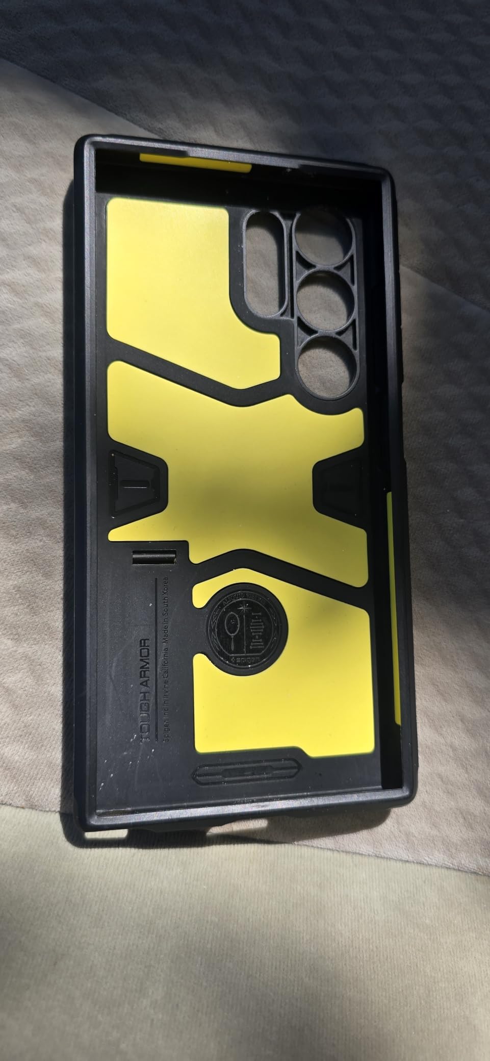 Spigen Tough Armor Designed for Galaxy S24 Ultra Case (2024) [Kickstand] [Military-Grade Protection] - Gunmetal customer photo 2