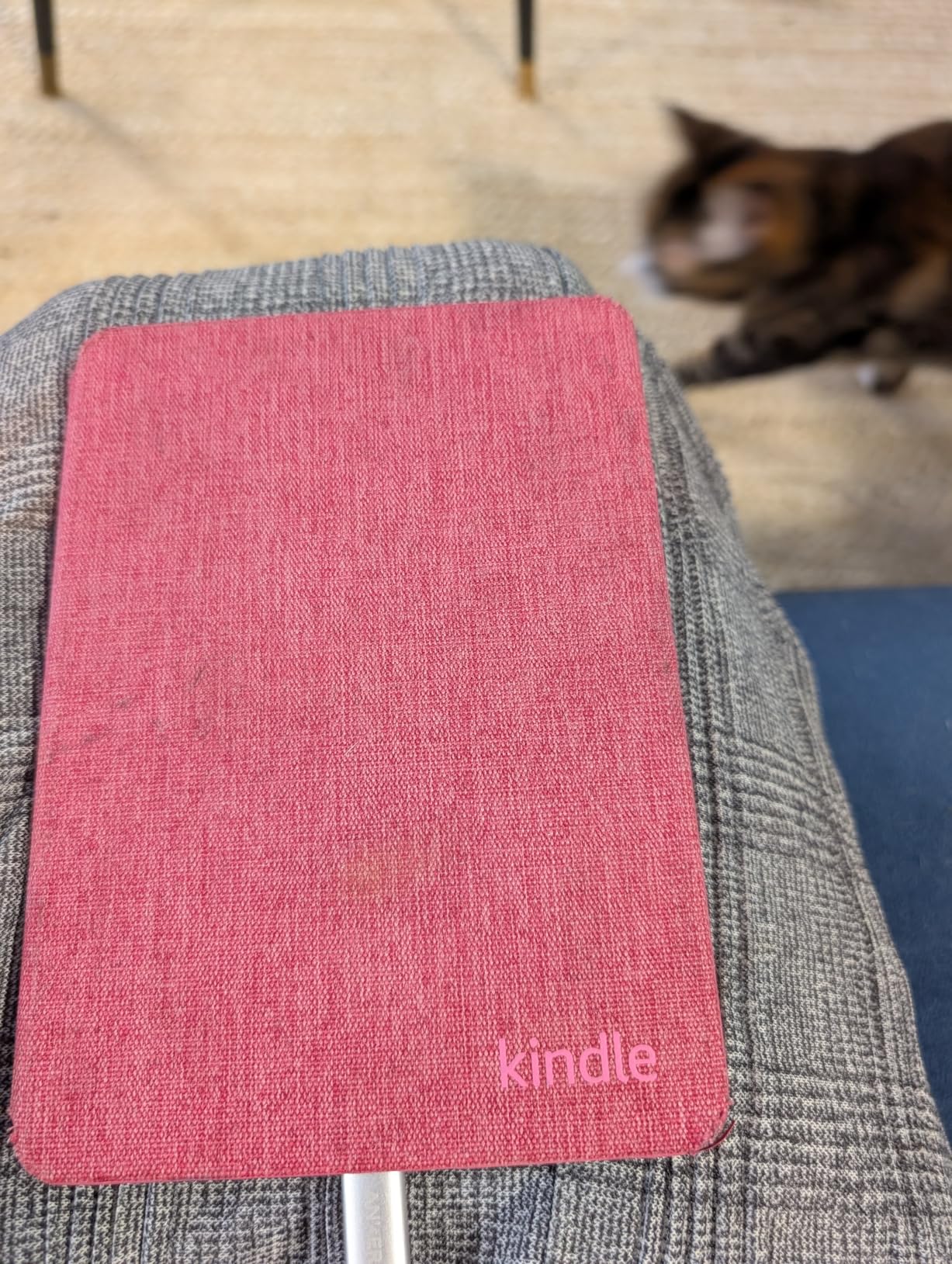 Kindle Paperwhite and Kindle Colorsoft Case, Lightweight and Water-Safe, Foldable Protective Cover - Fabric customer photo 1
