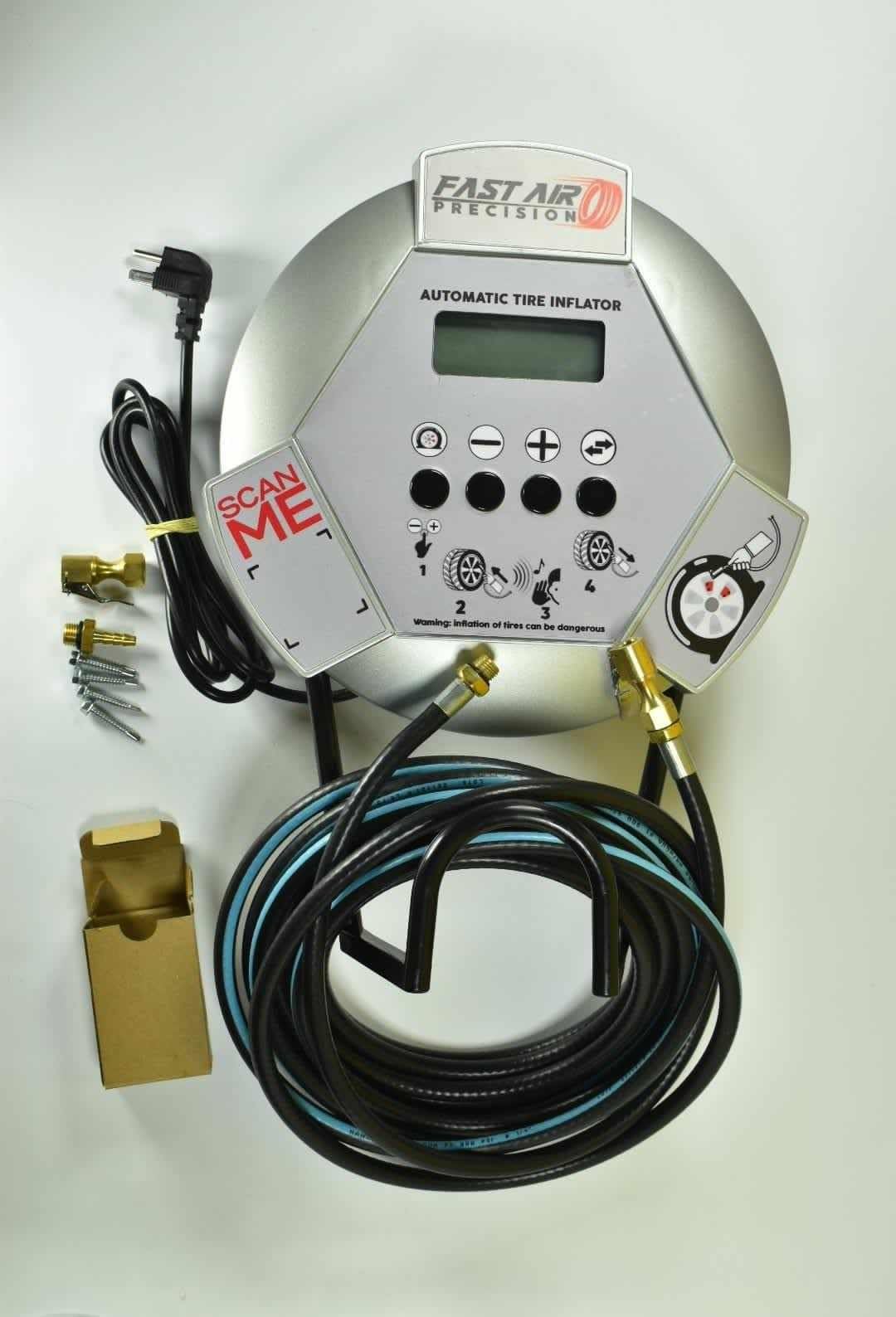 Fast Air Precision Automatic Tire Inflator Wall Mountable Pressure Gauge LCD Display for All Vehicule an Truck Tires Heavy Duty Use, for Dealerships, Garages, Tire Shops and More. customer photo 1