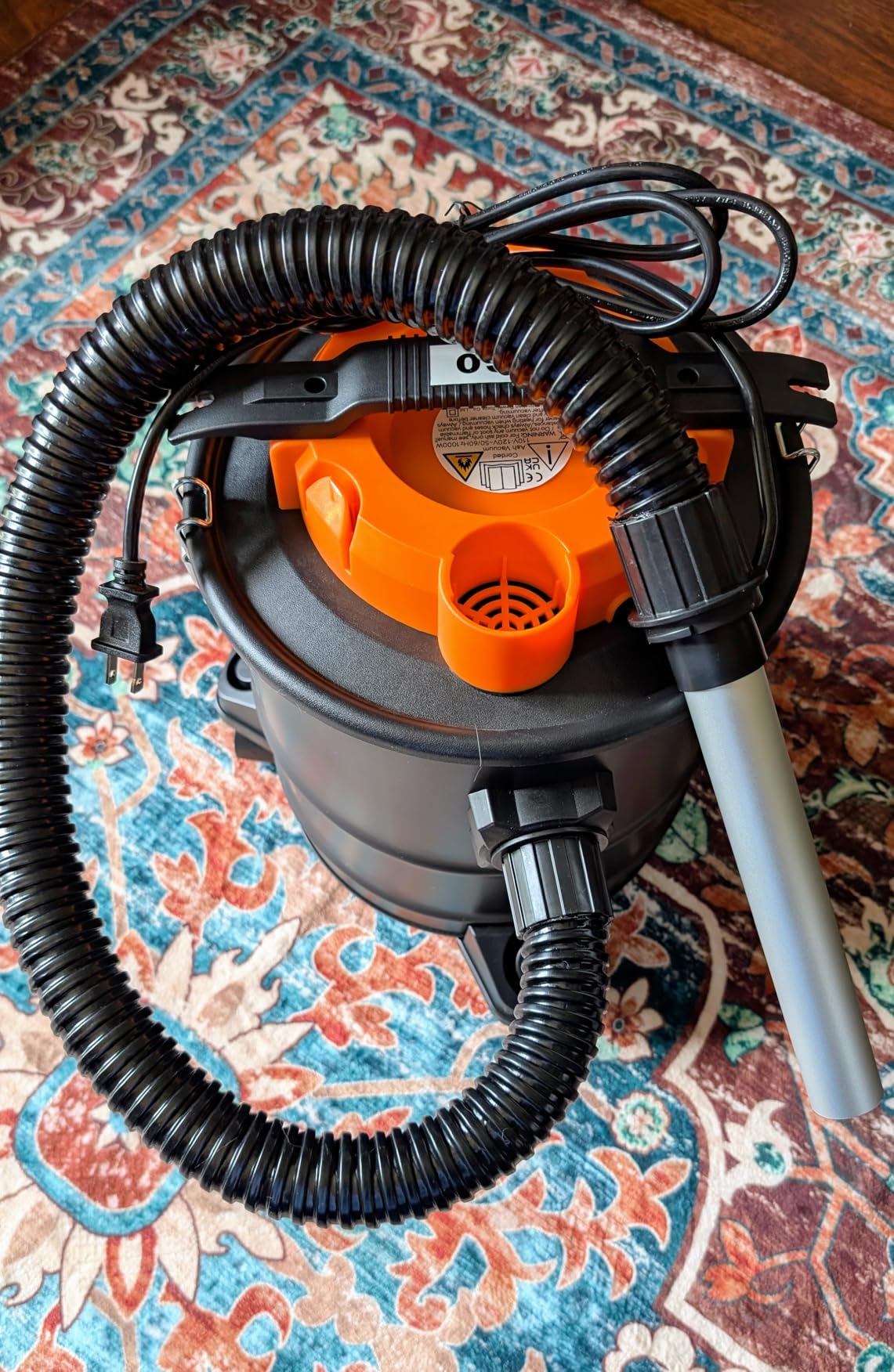 LIGO Ash Vacuum, Pellet Stove Vacuum Cleaner with Blower Function, 3.3 Gallon 1000W, Washable Fliter and HEPA Fliter, with 3 Swivel Casters, Ash Dust Collector for Pellet Stoves, Fireplaces customer photo 1