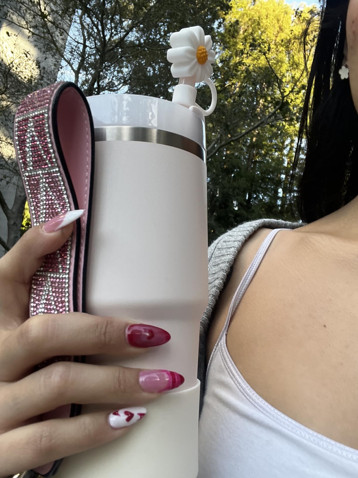 Stanley Quencher H2.0 Tumbler with Straw 20 oz | Flowstate 3-Position Lid | Cup Holder Compatible for Travel | Insulated Stainless Steel Cup | BPA-Free | Rose Quartz 2.0 customer photo 2