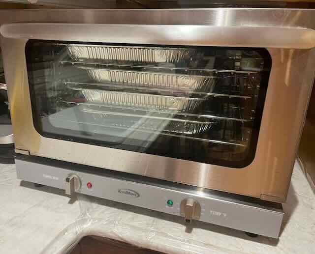 KoolMore 23 in. Commercial Countertop Convection Oven for Half-Size Pans with 4 Racks 1600W, Stainless-Steel, ETL Listed (KM-CTCO-15) customer photo 1