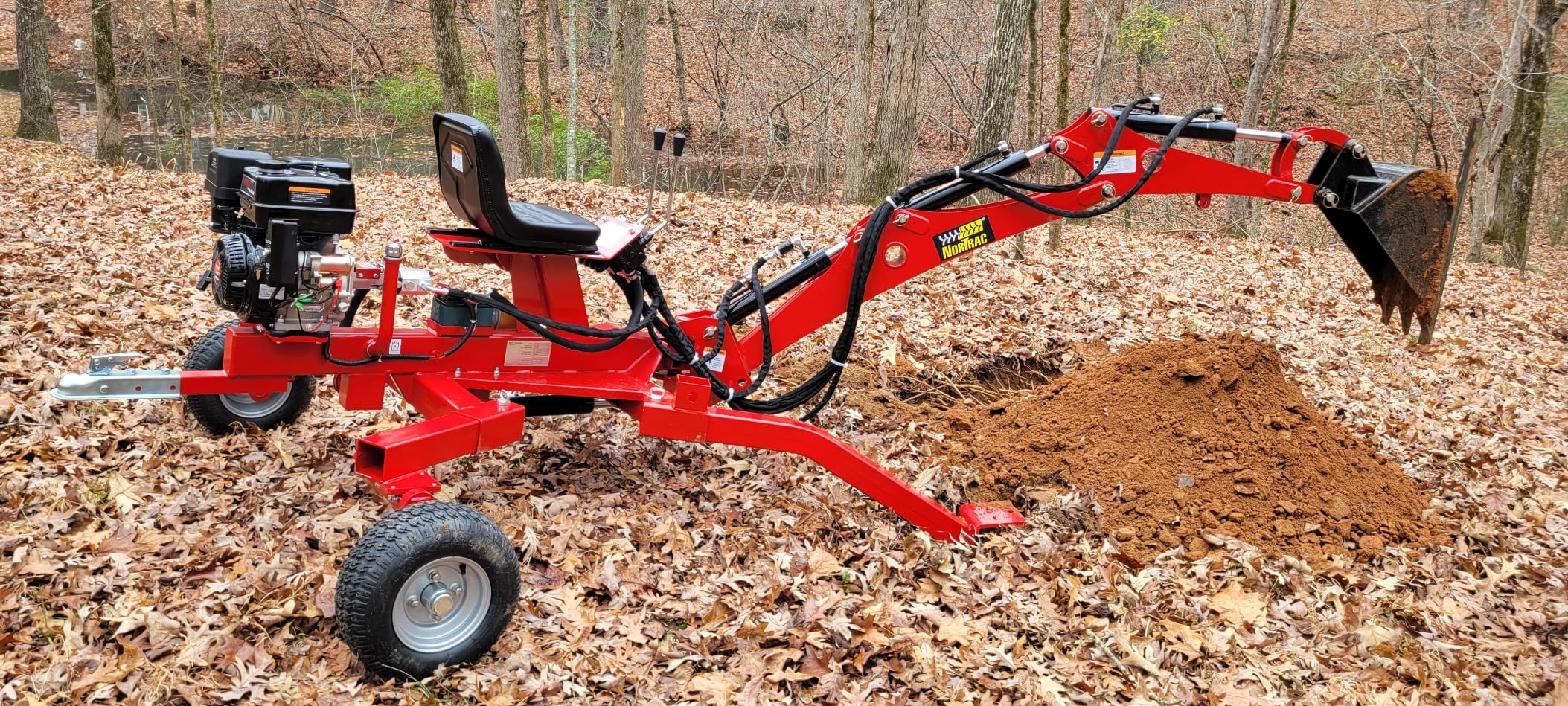 NorTrac Towable Backhoe Trencher - 15 HP customer photo 1