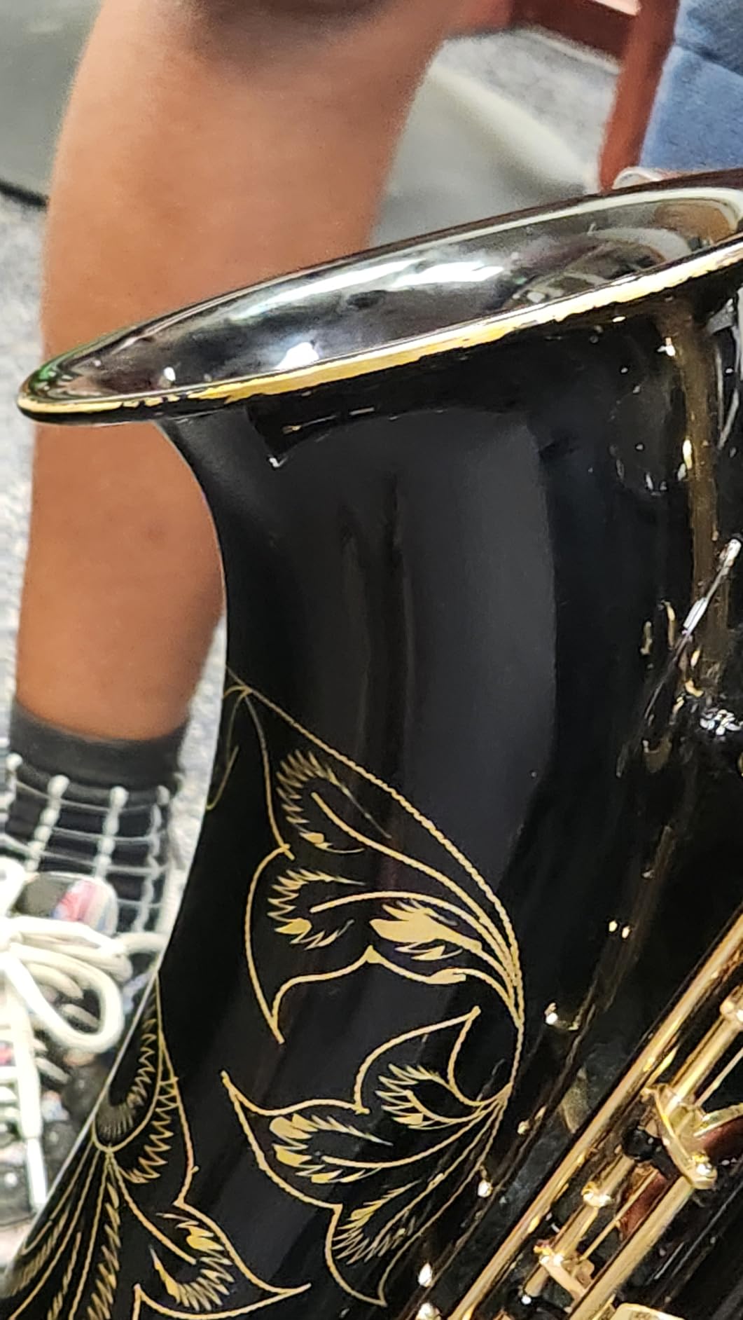 EASTROCK Nickel Tenor Saxophone B Flat Tenor Sax Professional Tenor Saxophone for Beginners Students and Musicians with Carrying Case,Mouthpiece,Reeds,Cushion Pads,Cleaning Kit,Neck Strap customer photo 2