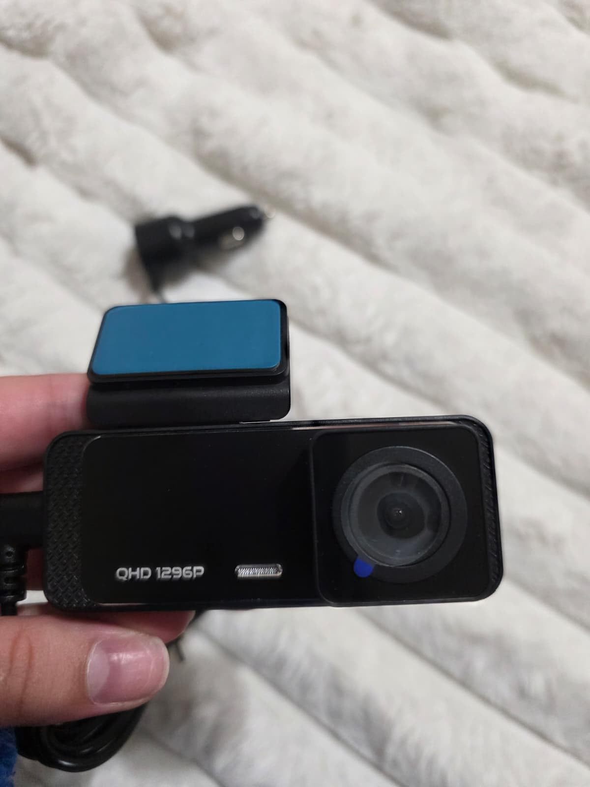 Dash Cam 1296P Front Dashcam, V300 WiFi Dash Camera for Cars with App, Night Vision, Mini Hidden Single Car Camera, Loop Recording, 24H Parking Mode, Support 256GB Max, Black customer photo 2