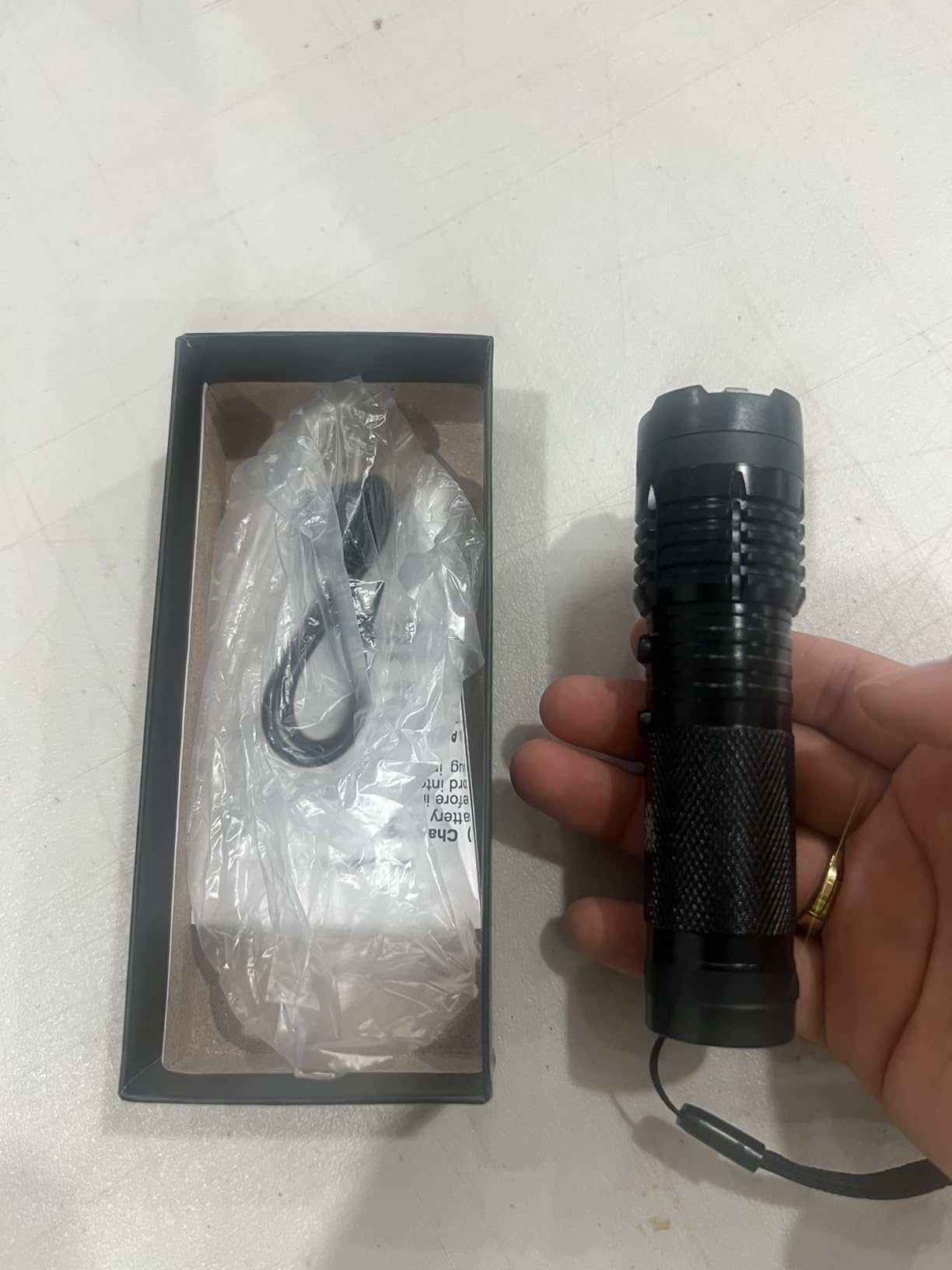 Pain Safari Shockwave Mini Tactical Flashlight | 15,000 Volts & 2 Amps | 200-Lumen Flashlight | Rechargeable customer photo 2